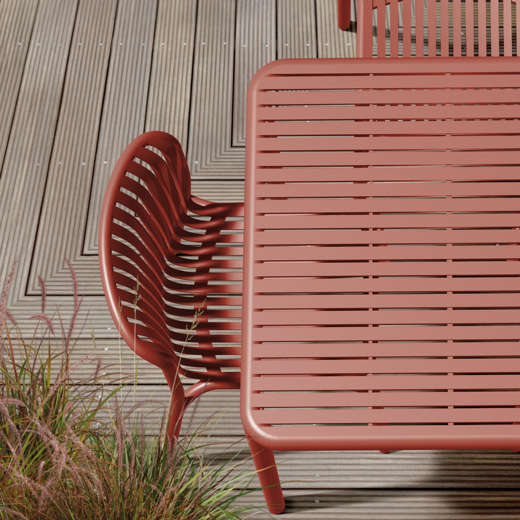 Sedia da giardino Brene White FERNE