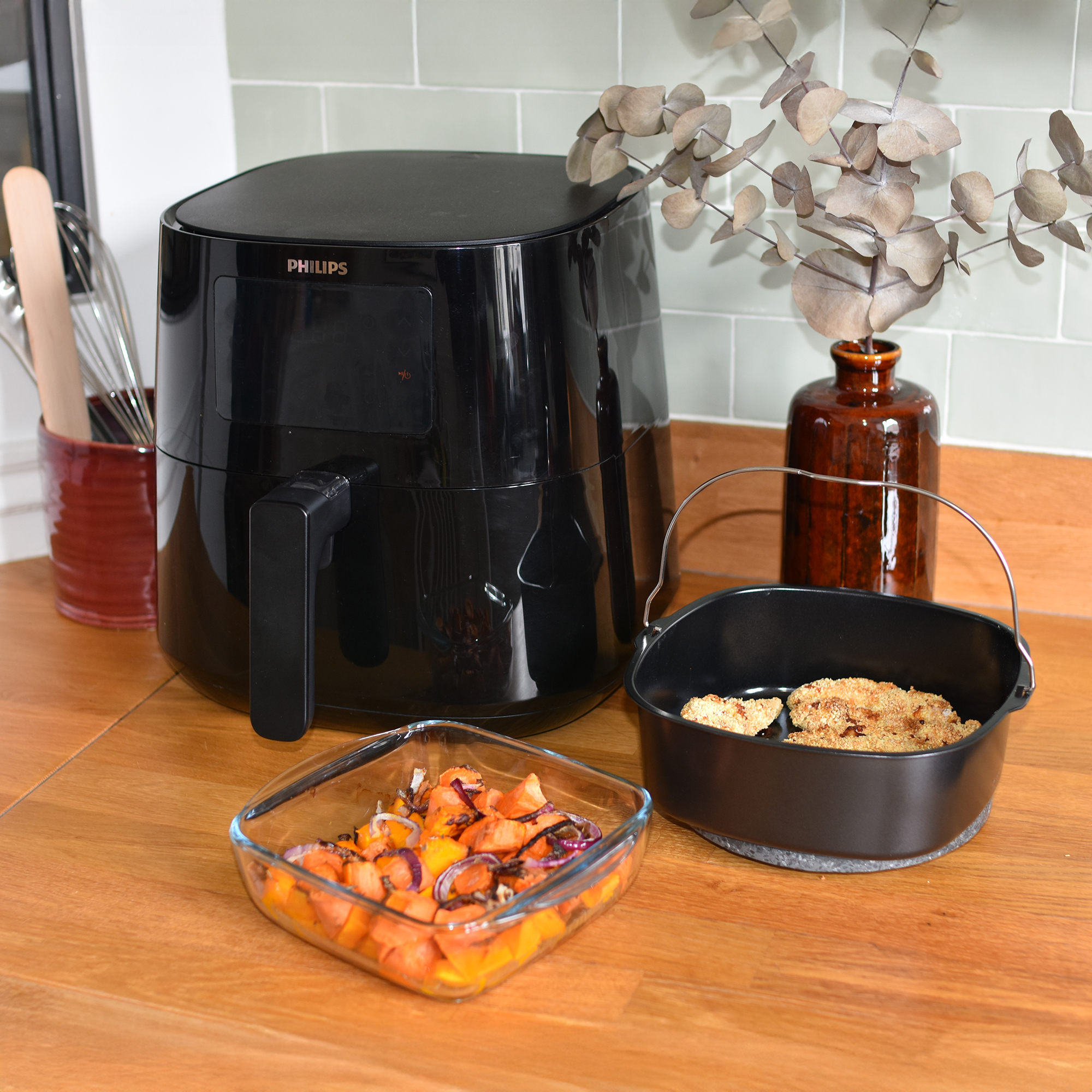 Žiaruvzdorná sklenená vložka do teplovzdušnej fritézy Air Fryer 2,2 l PYREX