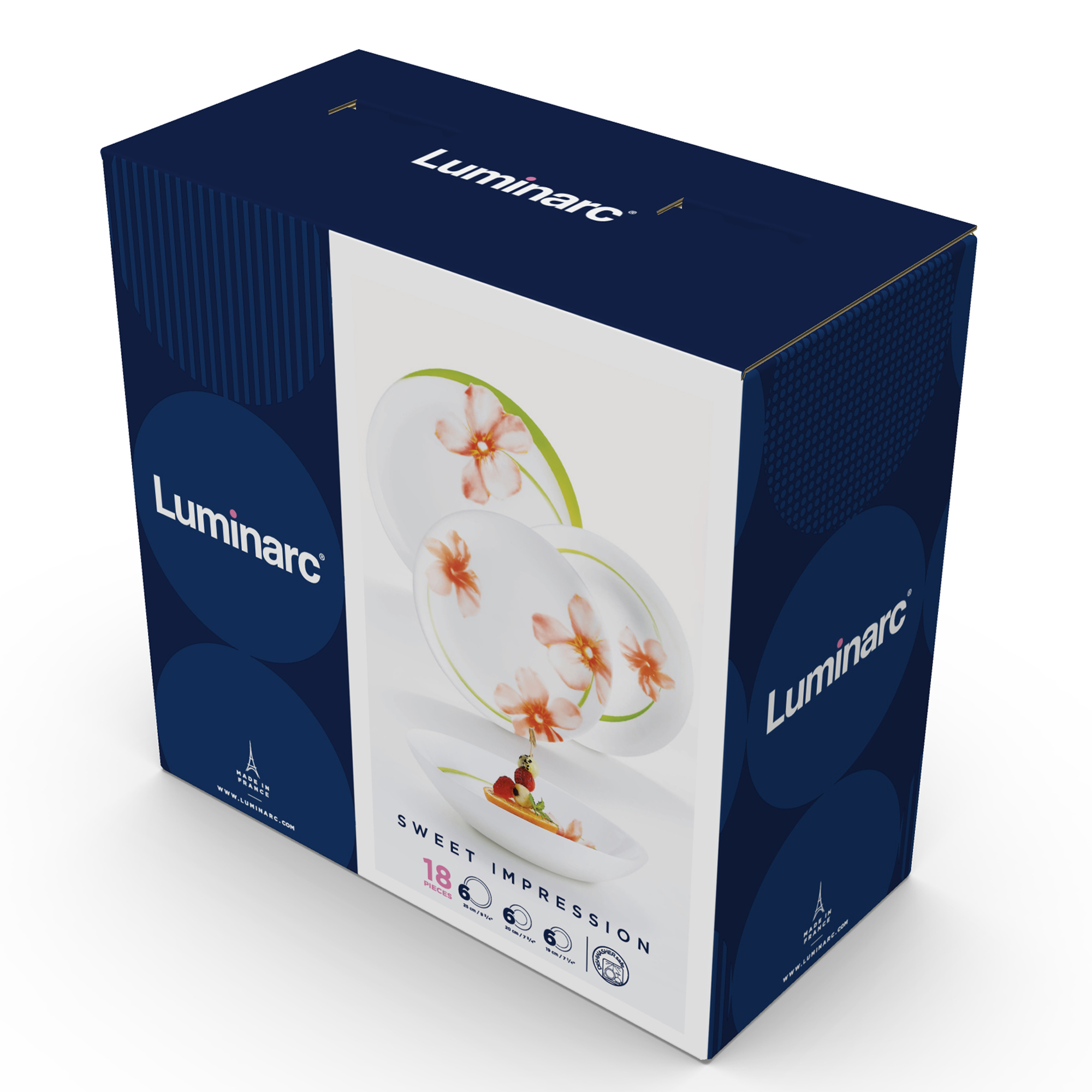 Komplet obiadowy Sweet Impression 18-elementowy LUMINARC