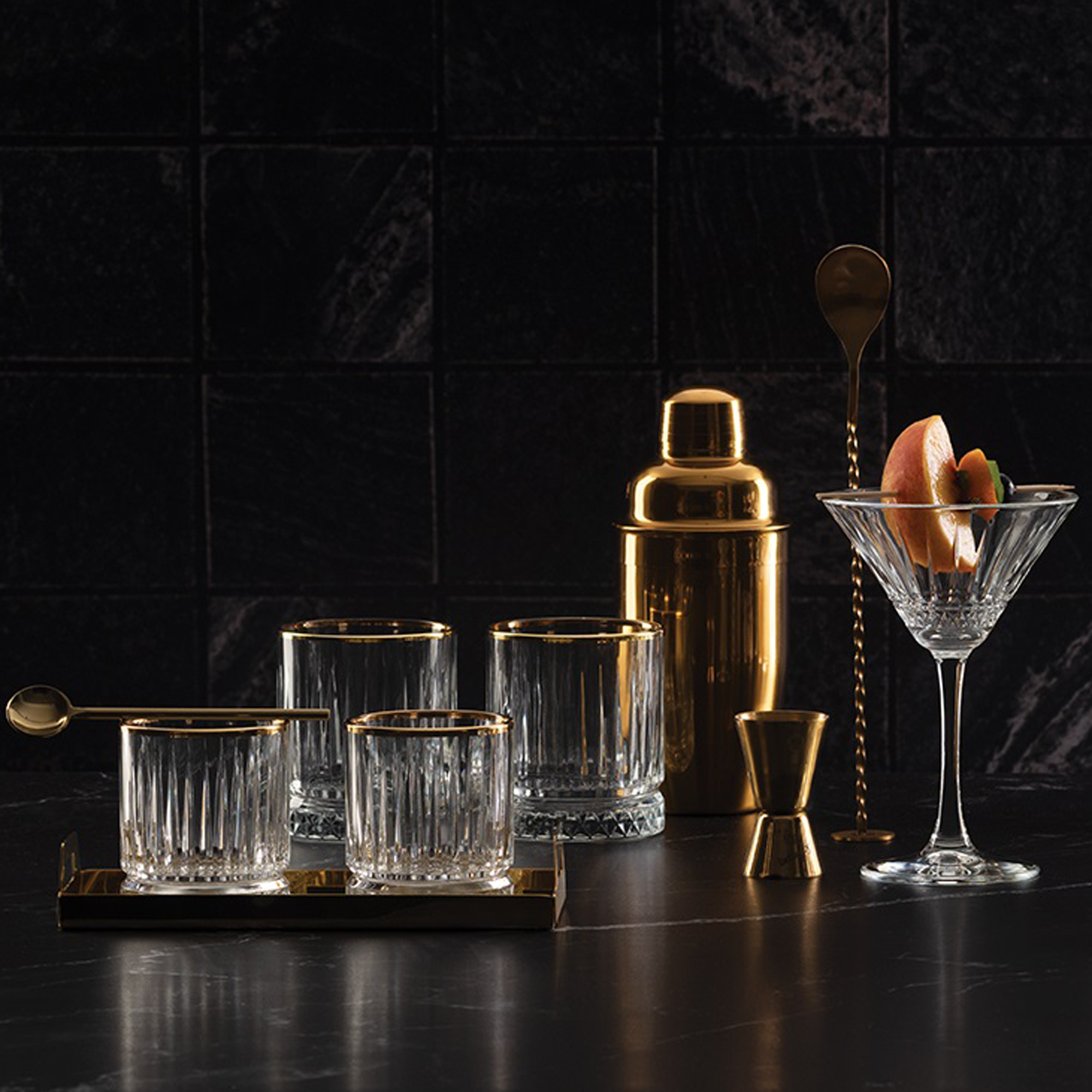 Set di 4 bicchieri da Martini Elysia 220 ml PASABAHCE