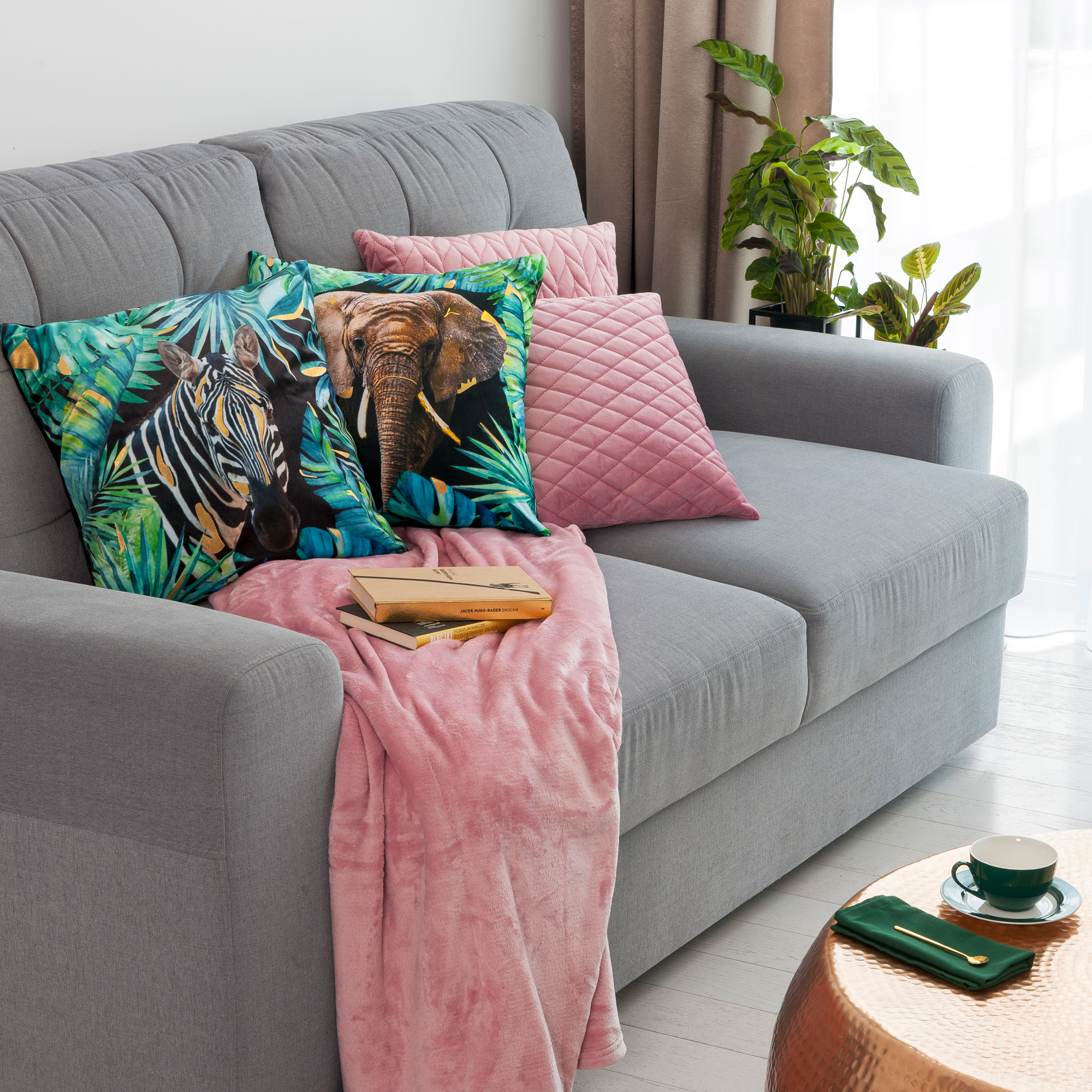 Fodera per cuscino decorativo Tropical Zebra 45 x 45 cm MY HOME