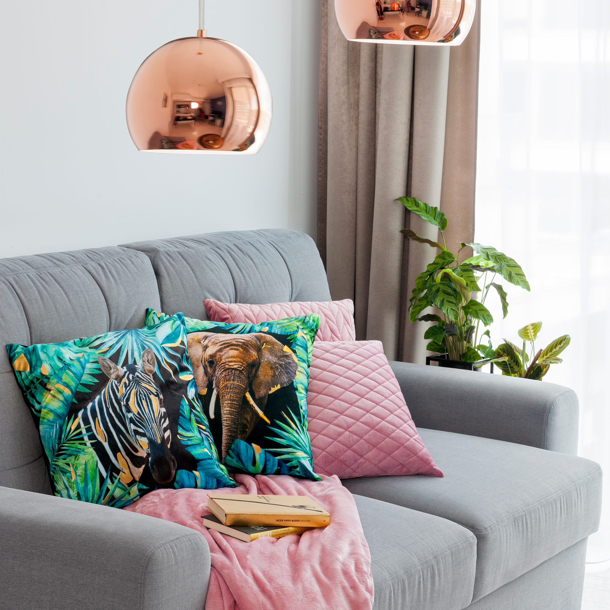 Fodera per cuscino decorativo Tropical Zebra 45 x 45 cm MY HOME