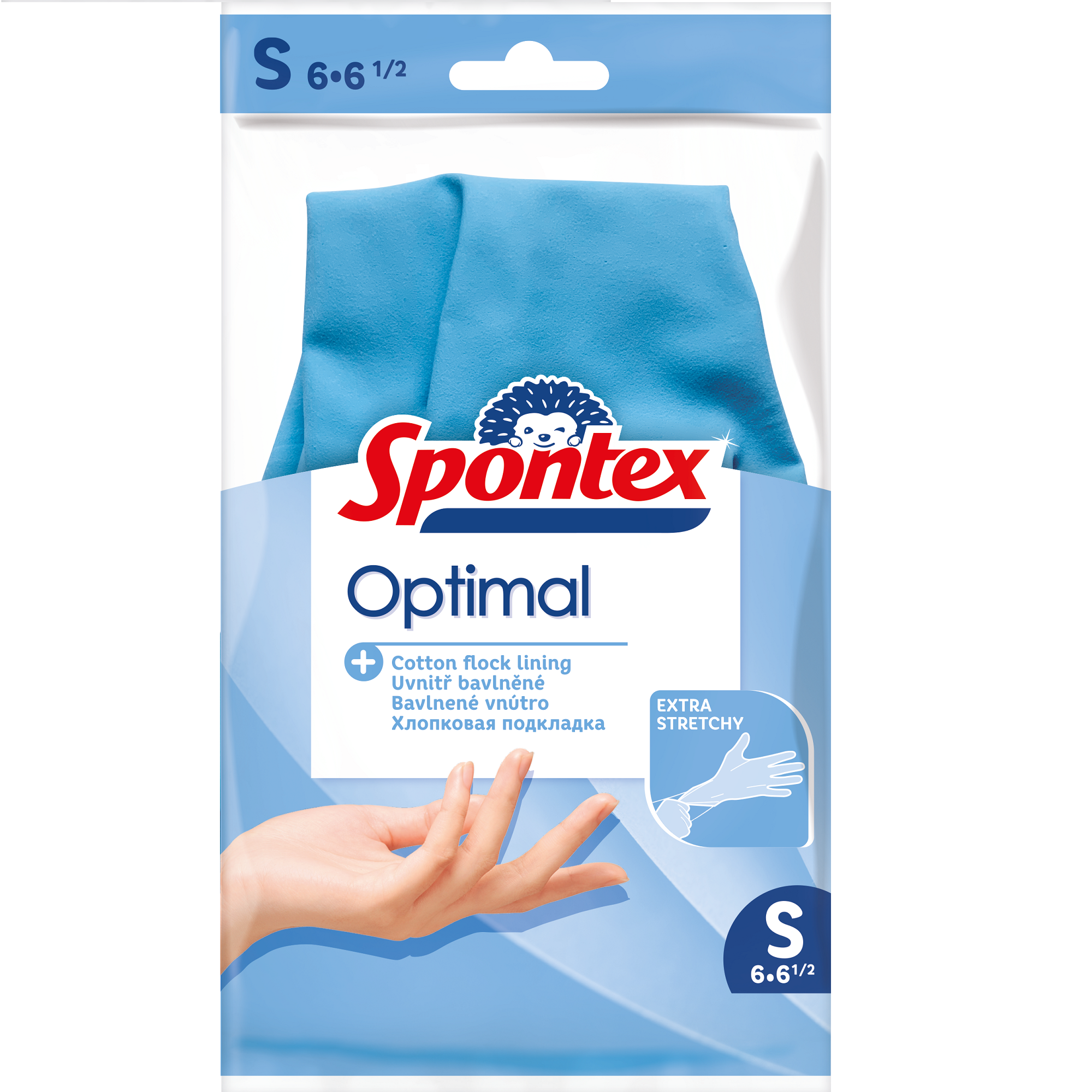 Úklidové rukavice velikost S Optimal SPONTEX