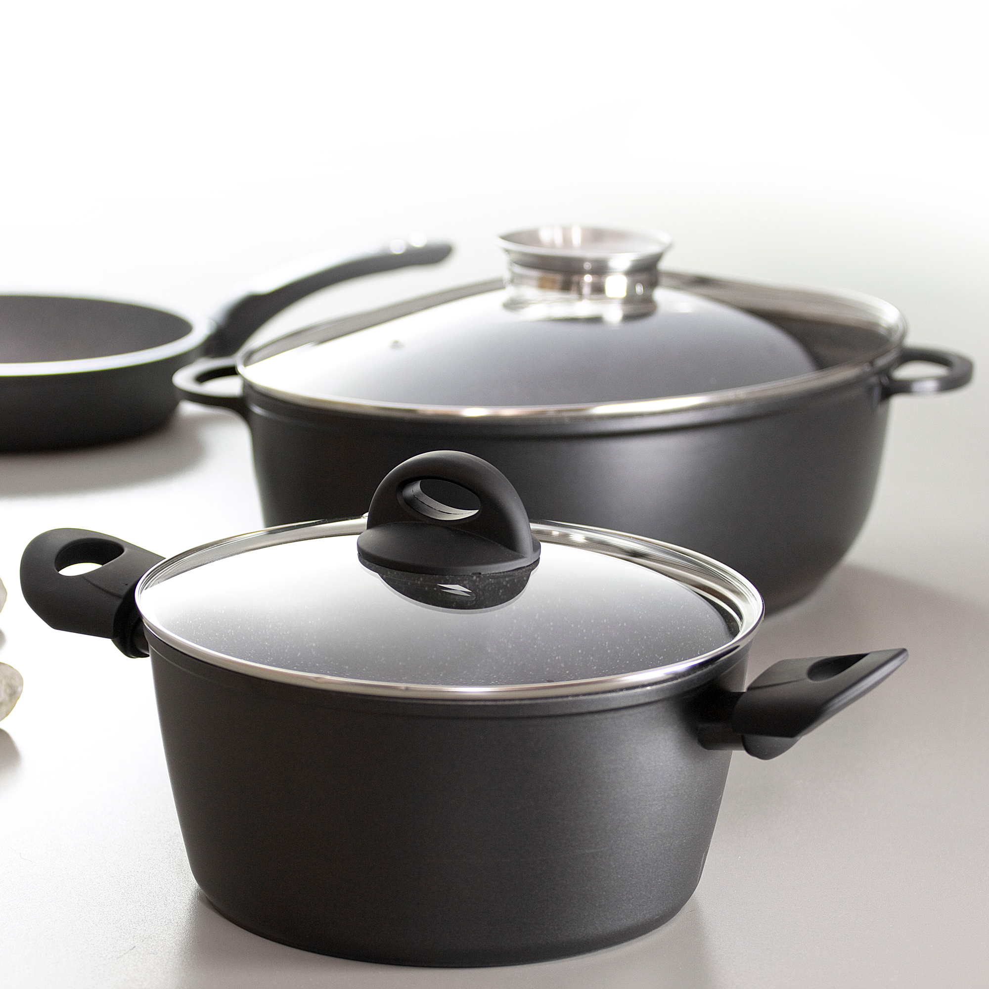 Cooking pot Granite 20 cm AMBITION