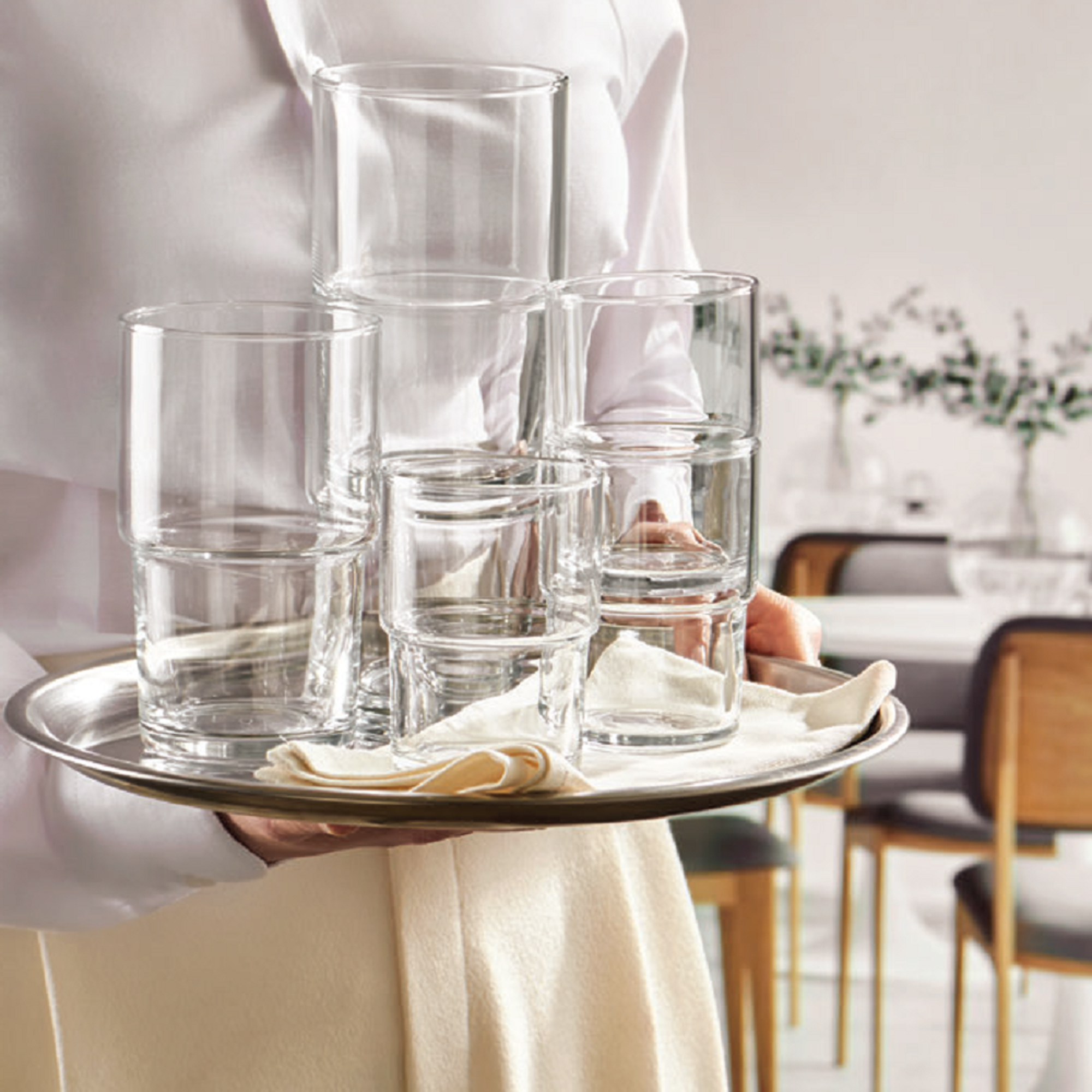 Set om 6 glas härdat Hill 300 ml PASABAHCE
