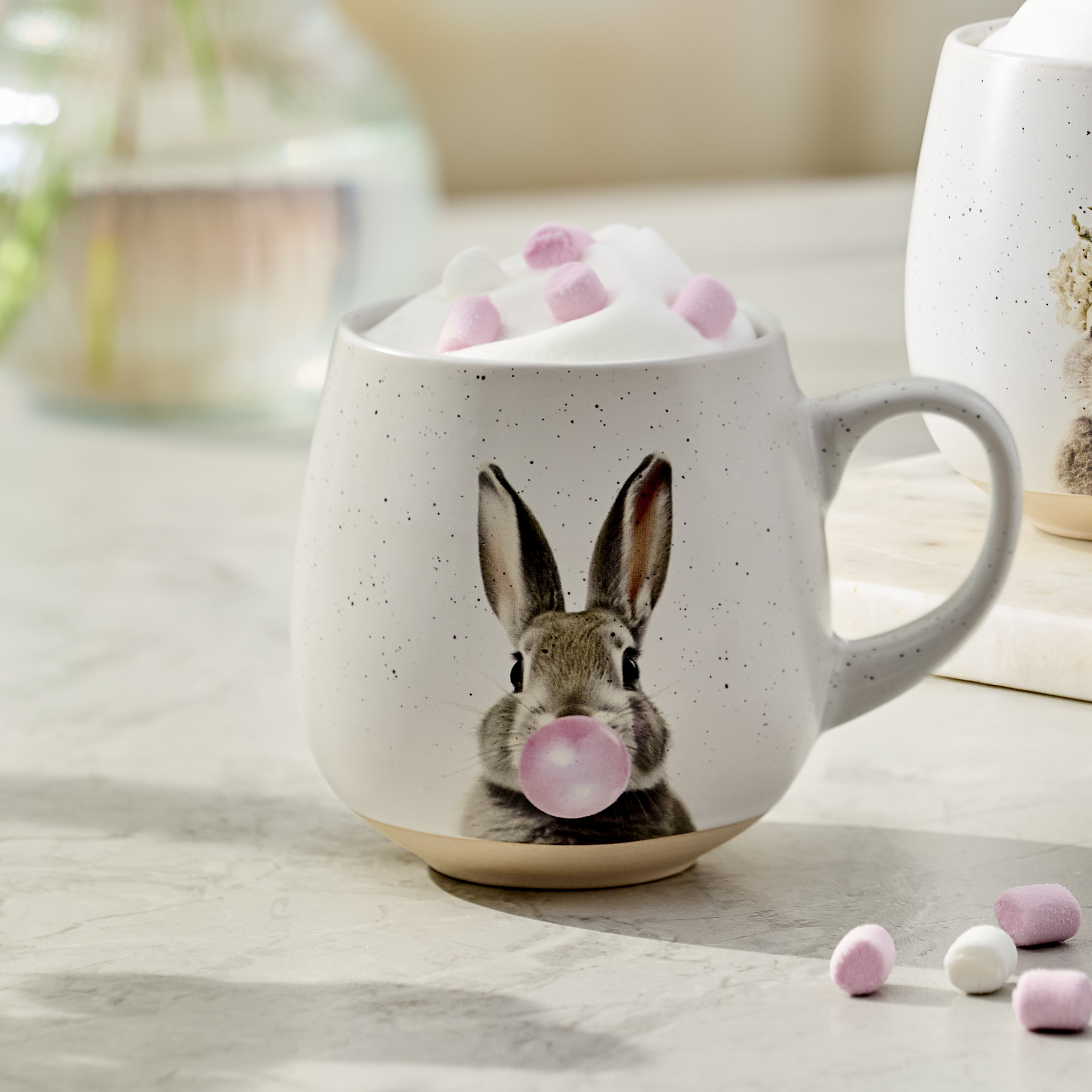 Kaffeebecher aus Keramik Hopsa 480 ml Kaugummi AMBITION