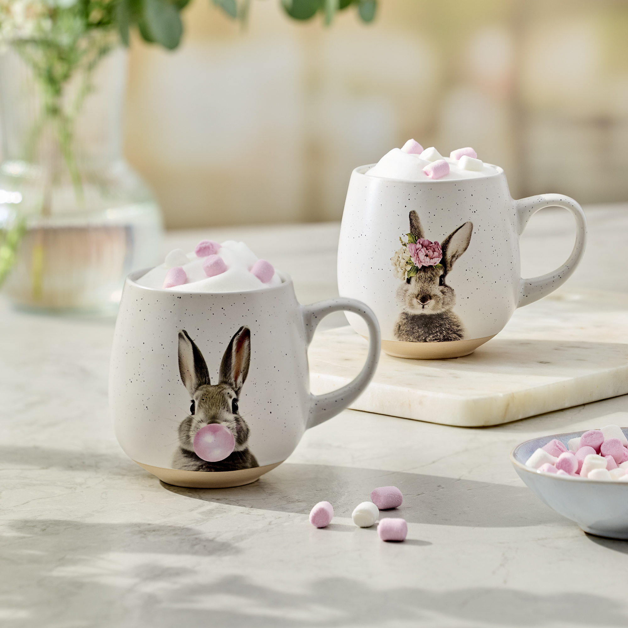 Kaffeebecher aus Keramik Hopsa 480 ml Kaugummi AMBITION