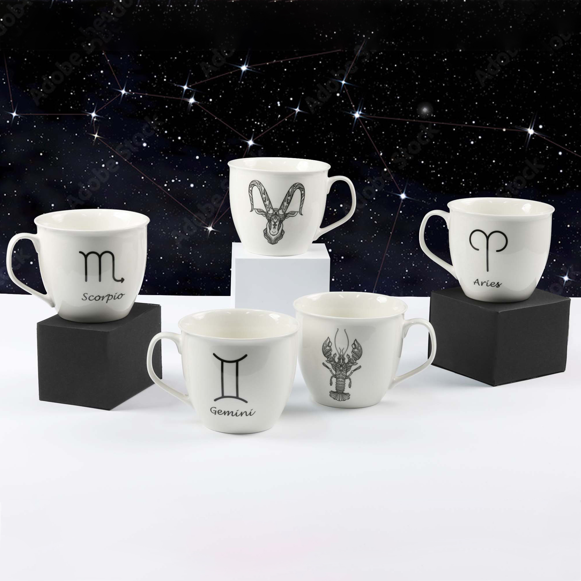 Kubek porcelanowy 550 ml Zodiac Baran 