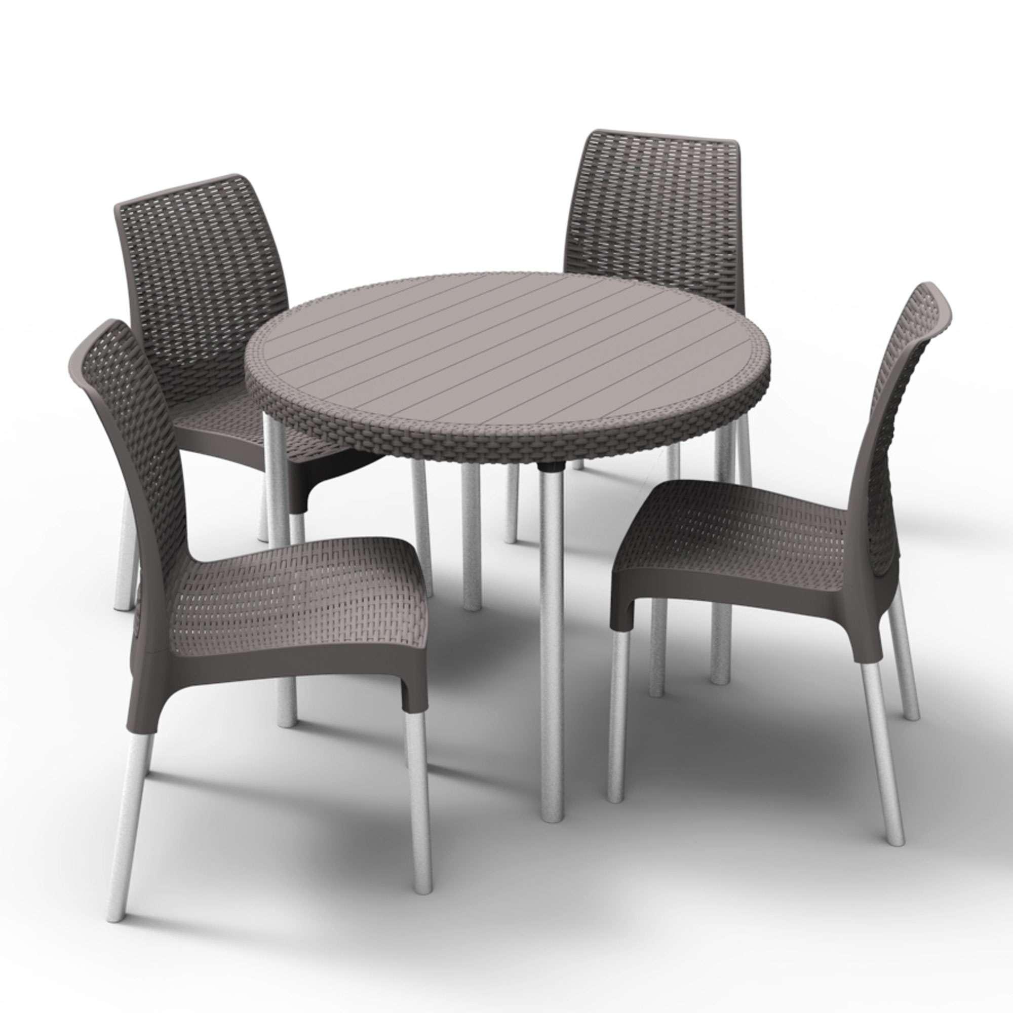 Gartenmöbel Set 5-teilig Jersey cappuccino KETER