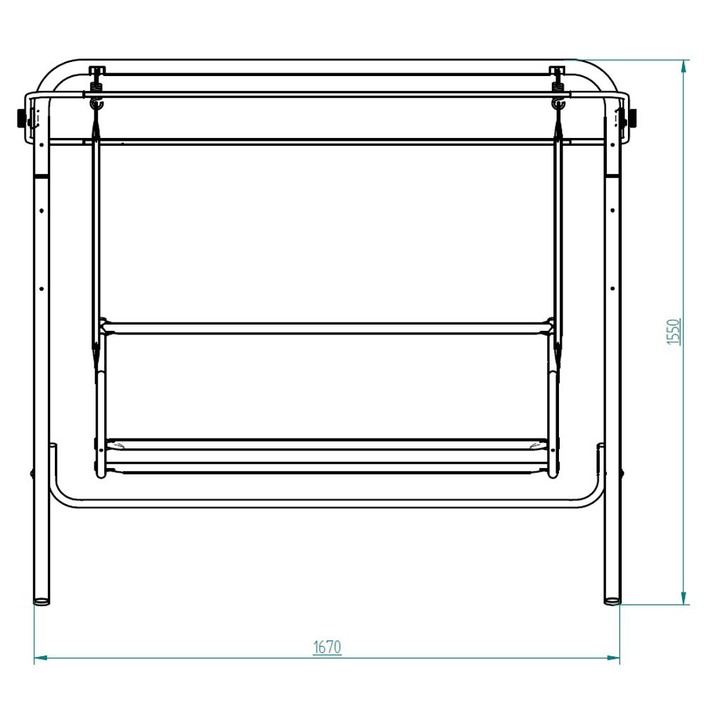 Huśtawka ogrodowa Luna / Kate G045-01PB PATIO