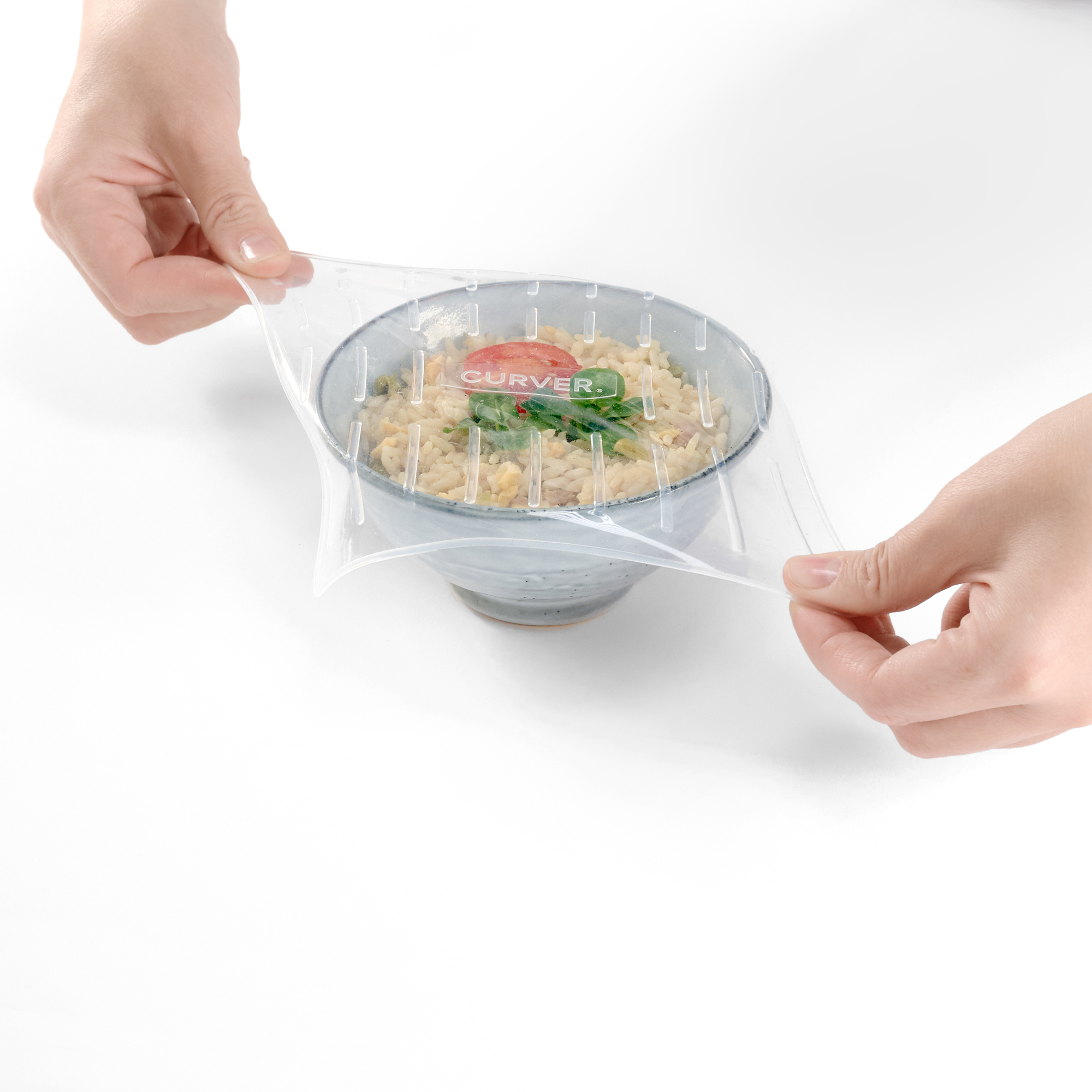 Zestaw 4 pokrywek silikonowych kwadratowych CURVER