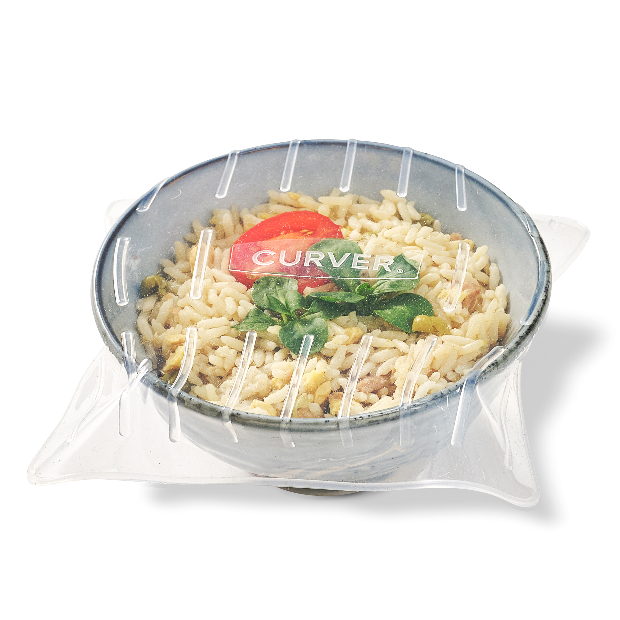 Zestaw 4 pokrywek silikonowych kwadratowych CURVER