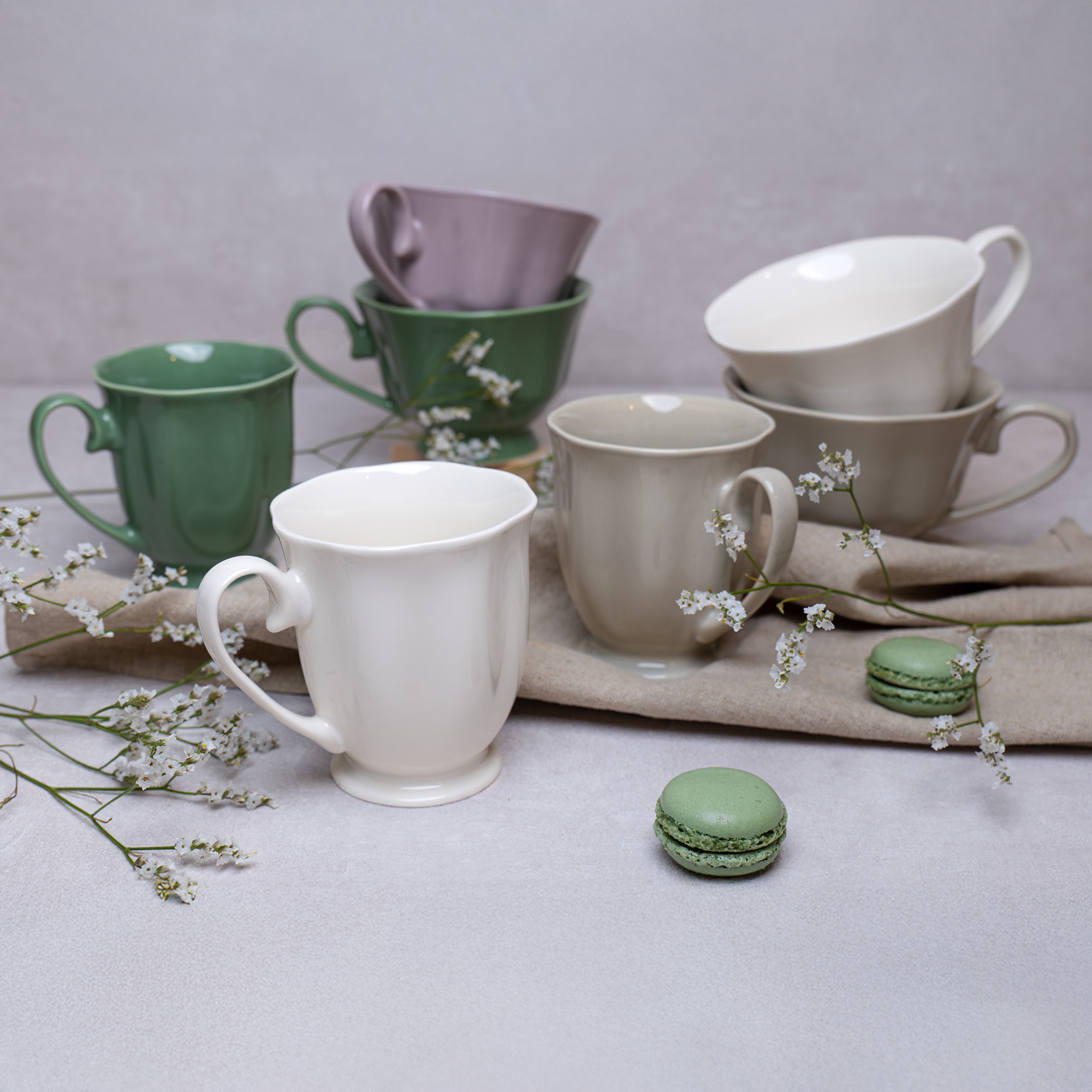 Tazza Diana bianca 380 ml AMBITION