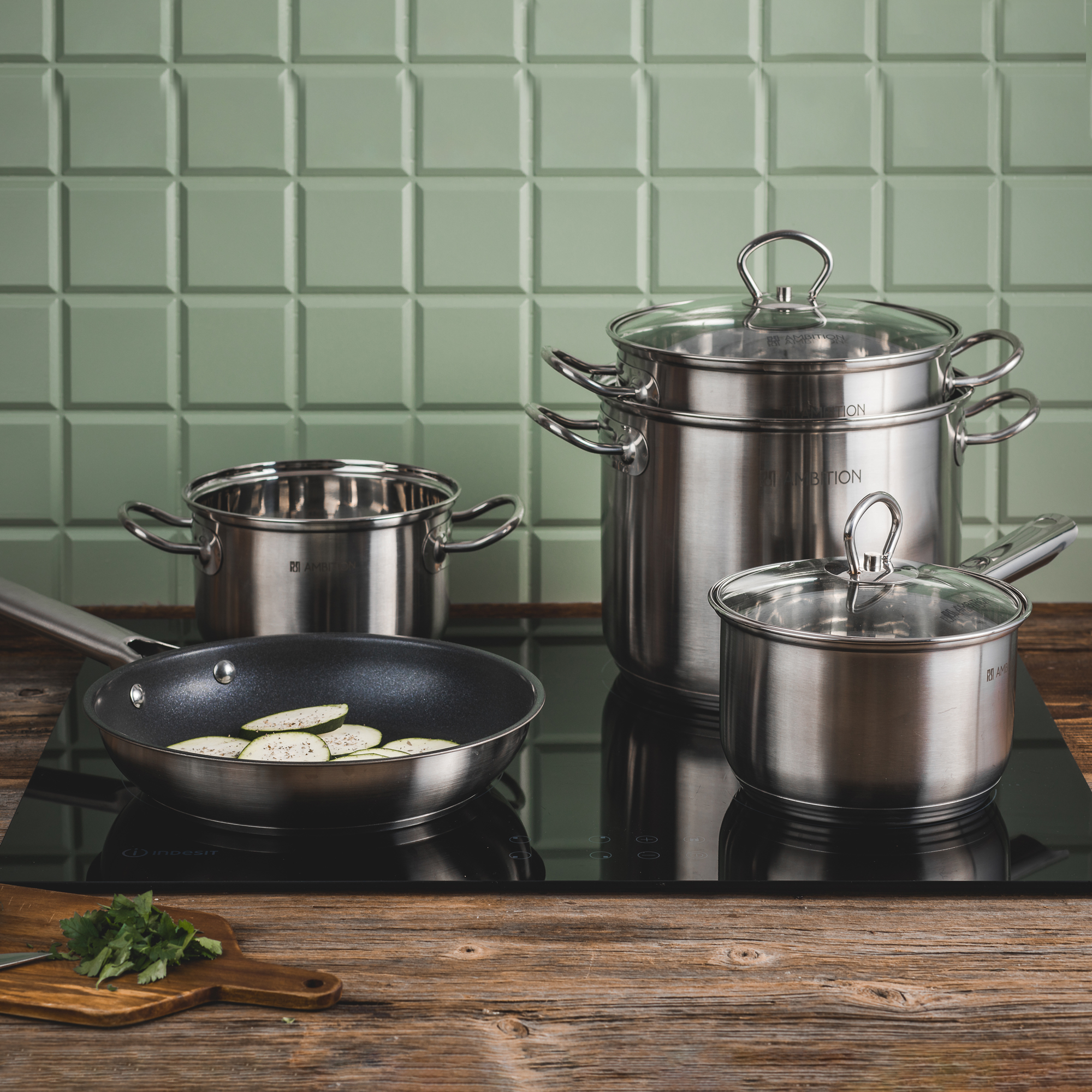 Rondel z pokrywką Loremis 16 cm, 1.5 l AMBITION