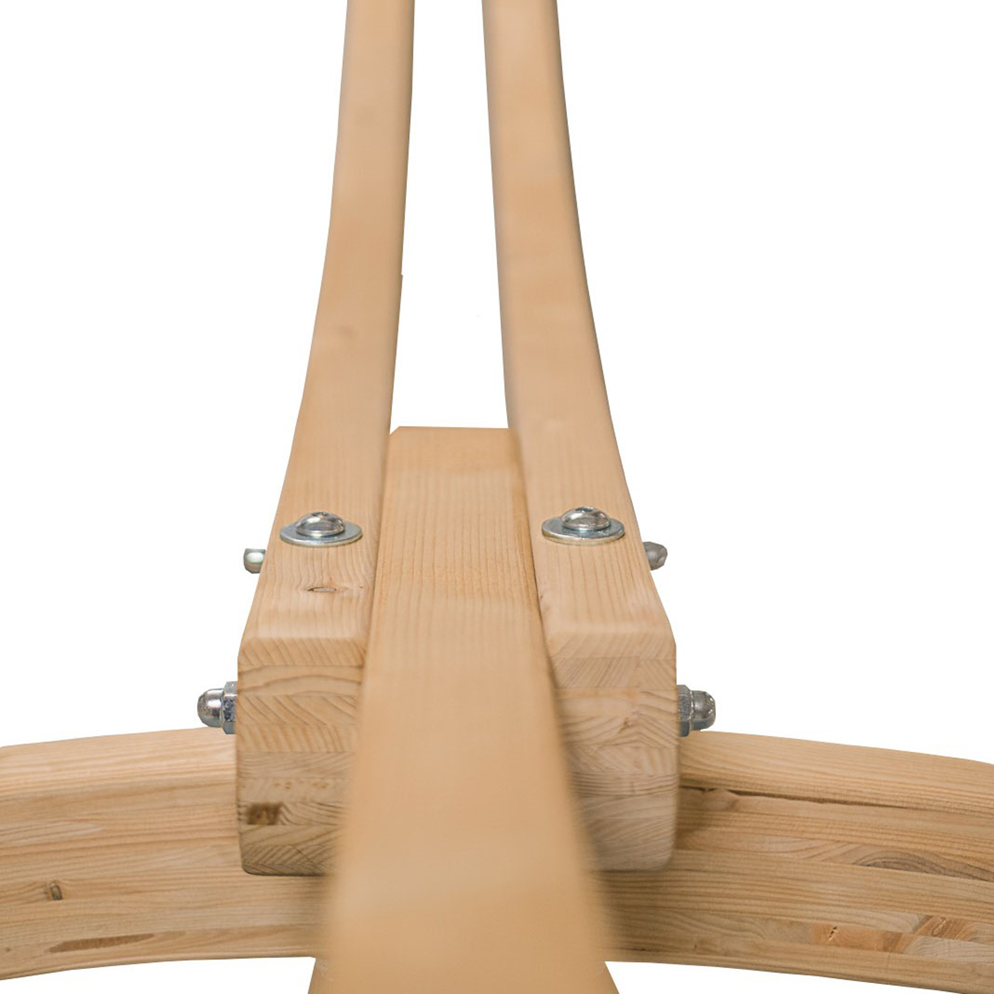 Hängematte mit Holzgestell Lungo Creme CZILLO