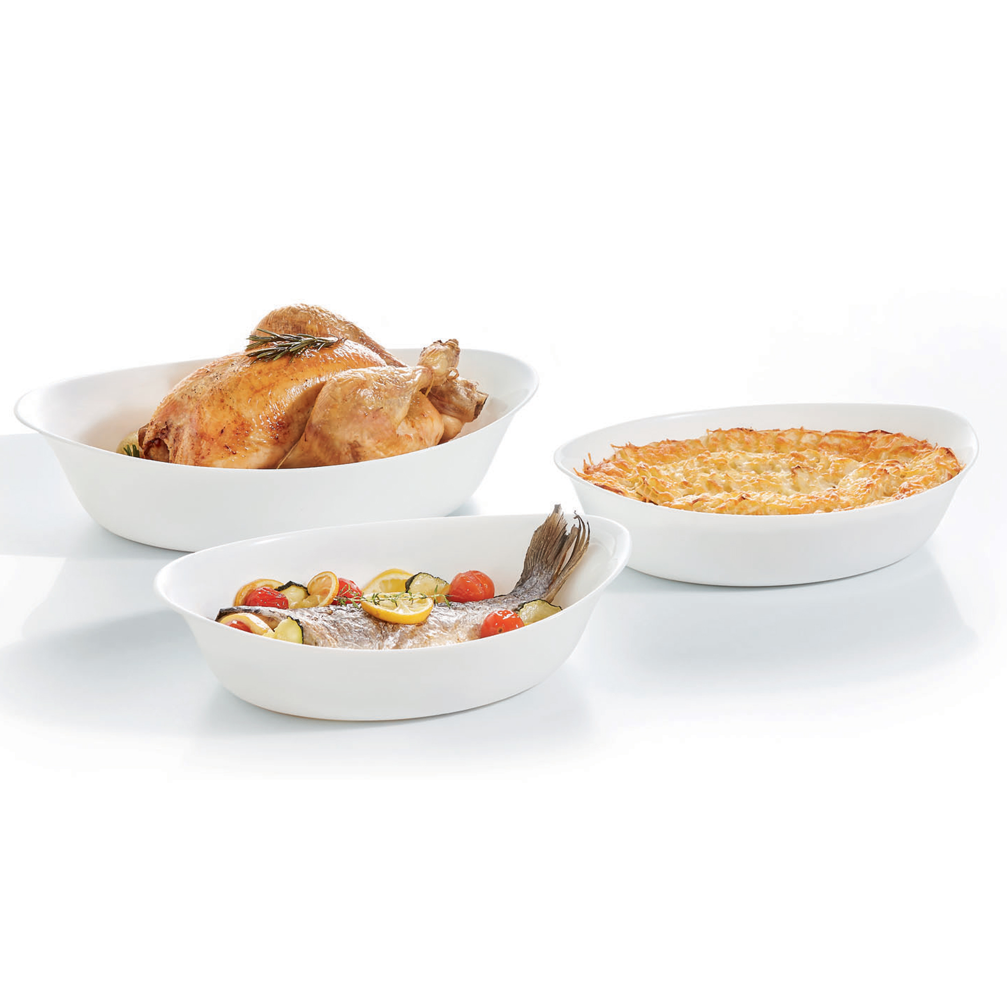 Auflaufform Set 3-teilig Smart Cuisine Carine LUMINARC