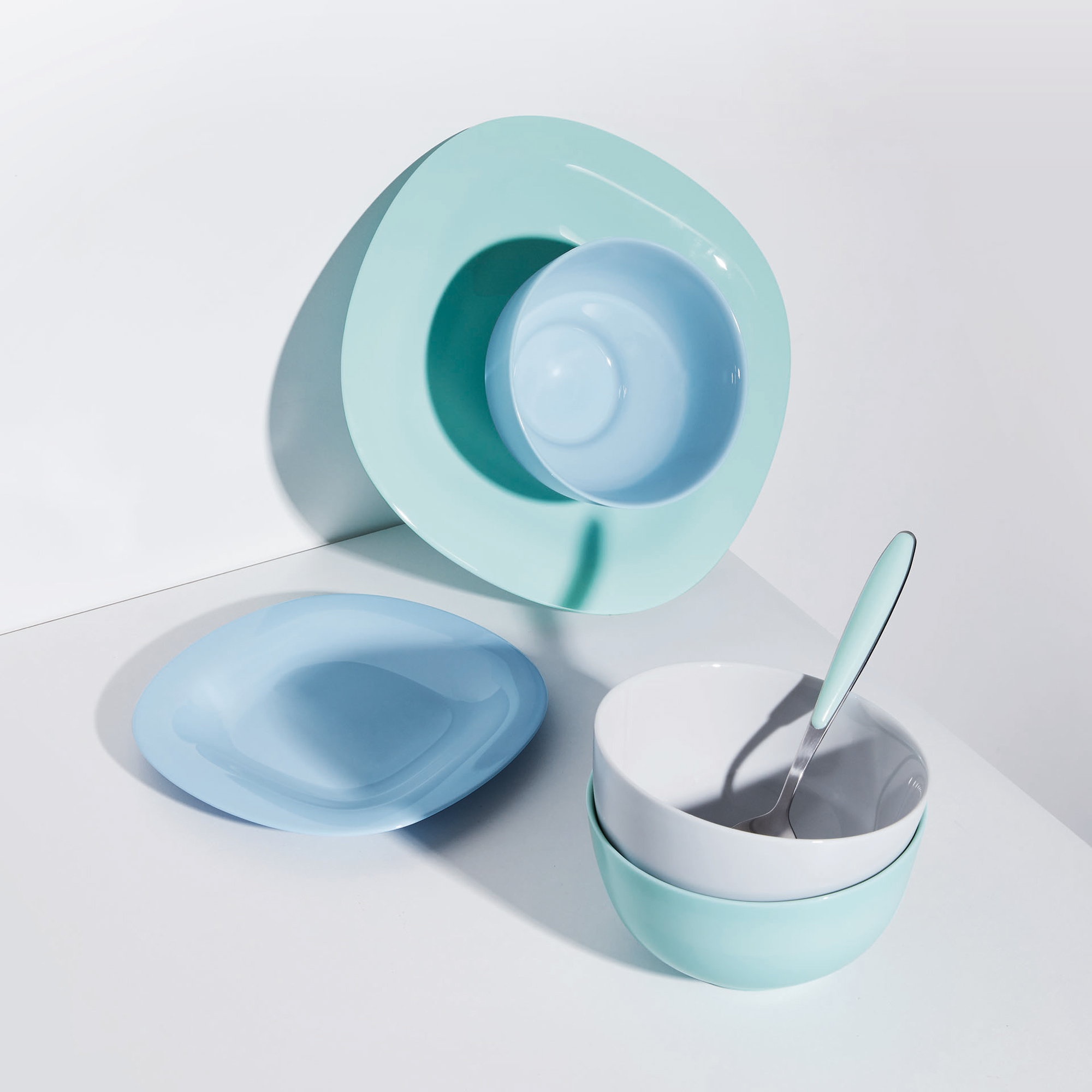 Speiseteller Carine Neo Turquoise 27 x 27 cm LUMINARC