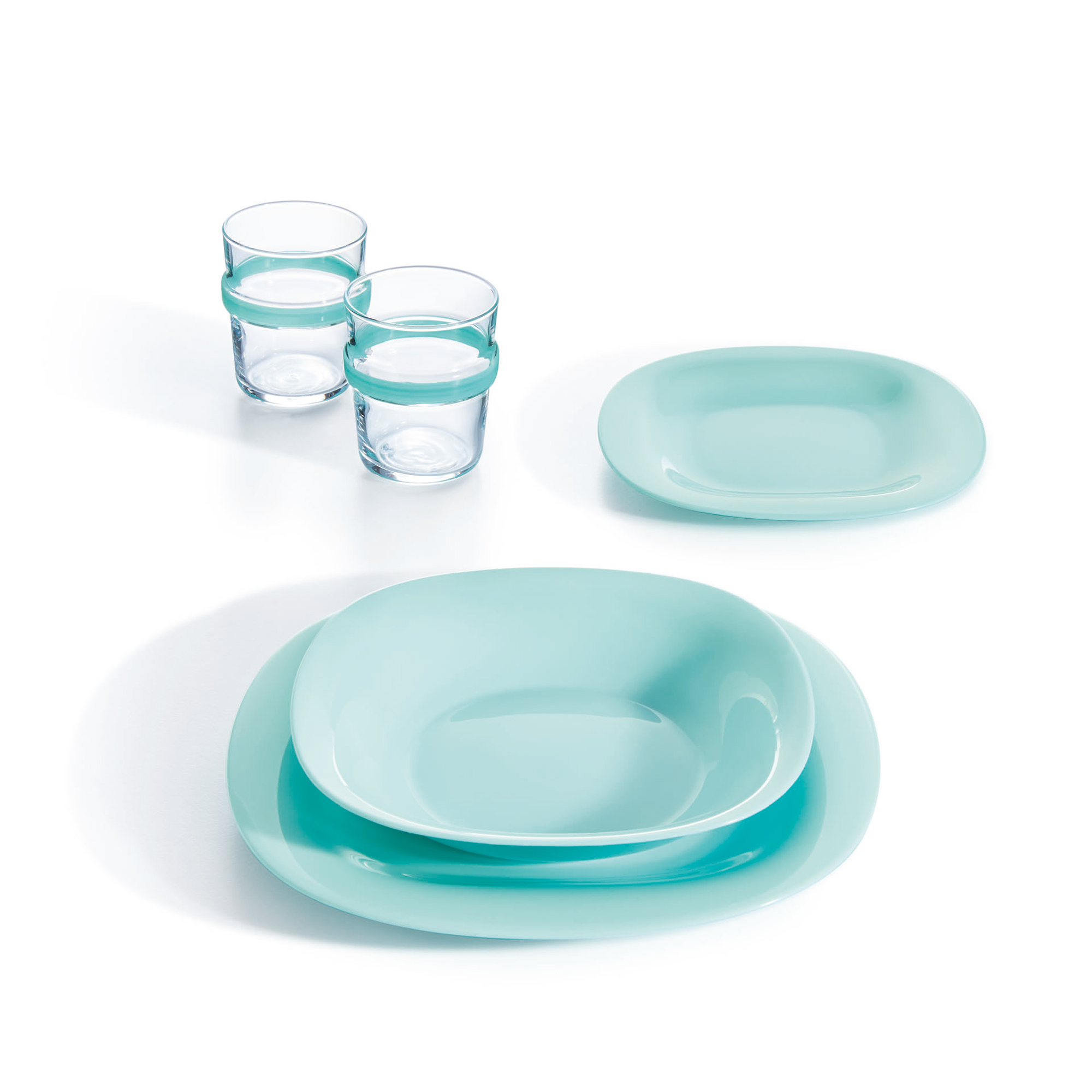 Speiseteller Carine Neo Turquoise 27 x 27 cm LUMINARC