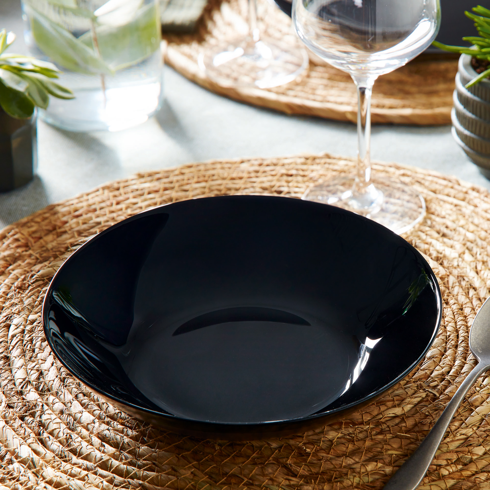 Hluboký talíř Zelie Black 20 cm ARCOPAL