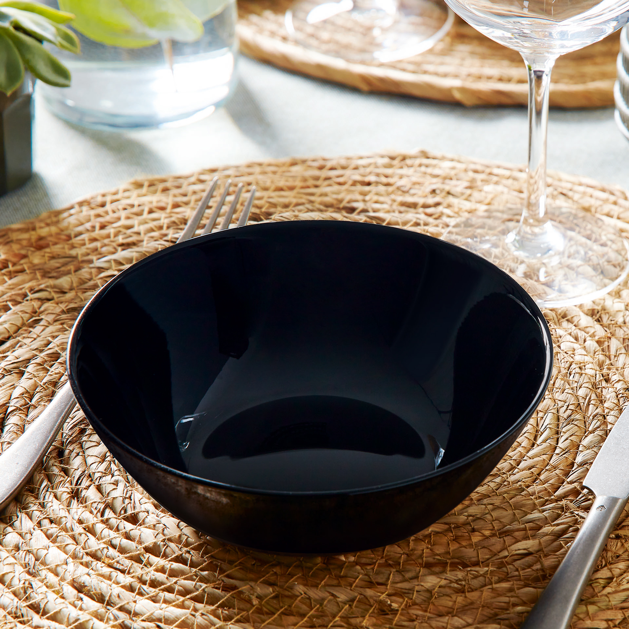 Salátová mísa Zelie Black 16 cm ARCOPAL