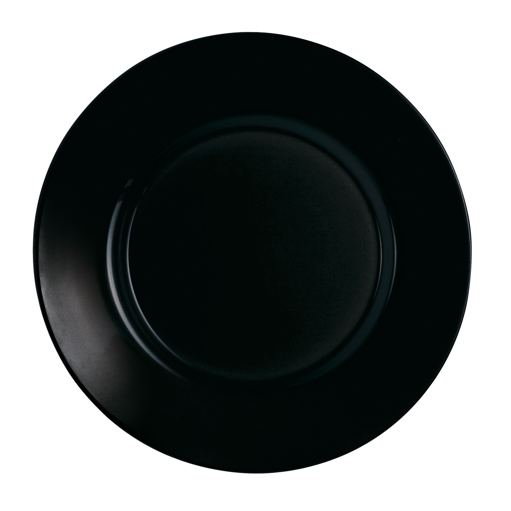 Serwis obiadowy dla 6 osób Plumi 19-elementowy biało-czarny LUMINARC