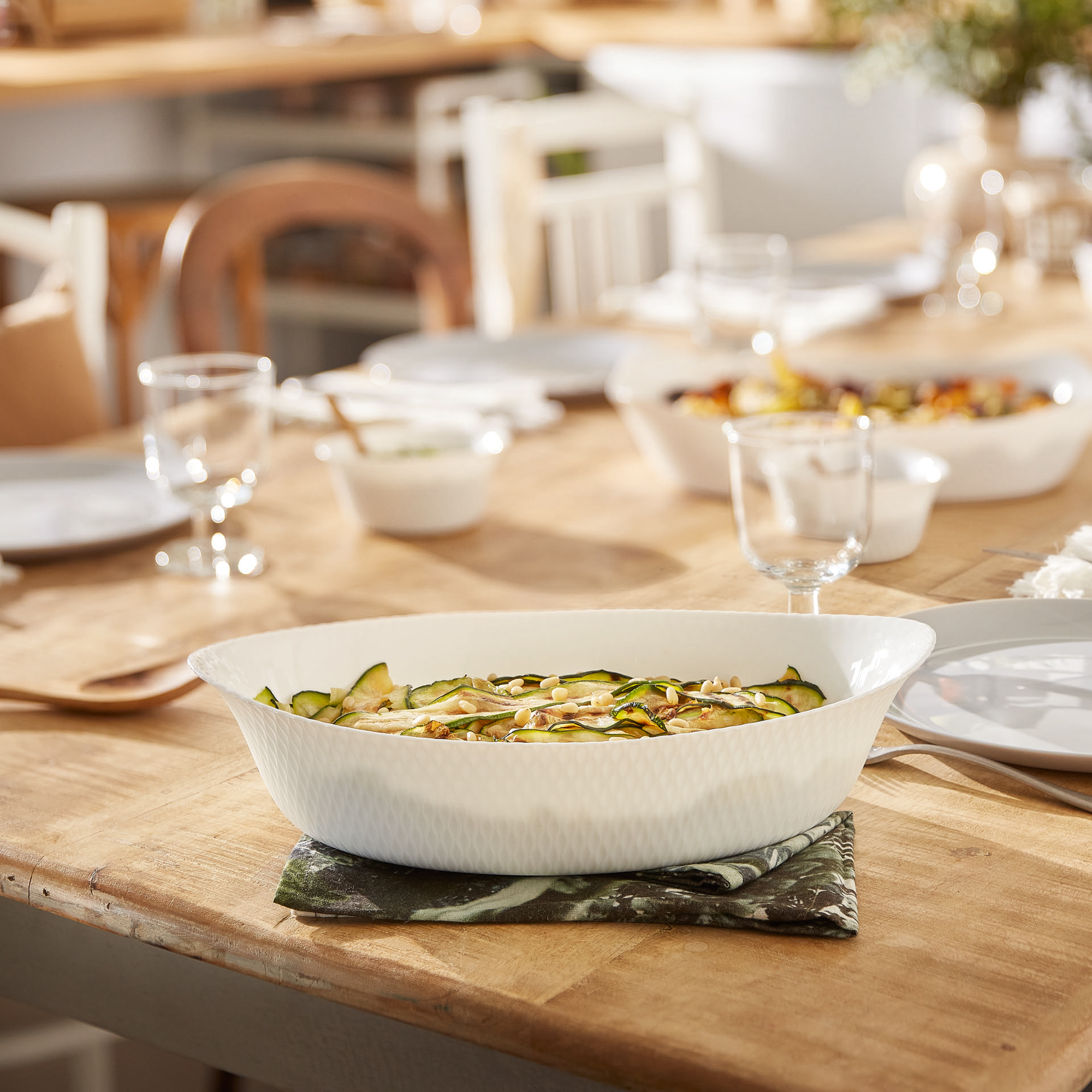 Oválná zapékací mísa Smart Cuisine Wavy 32 x 20 cm LUMINARC