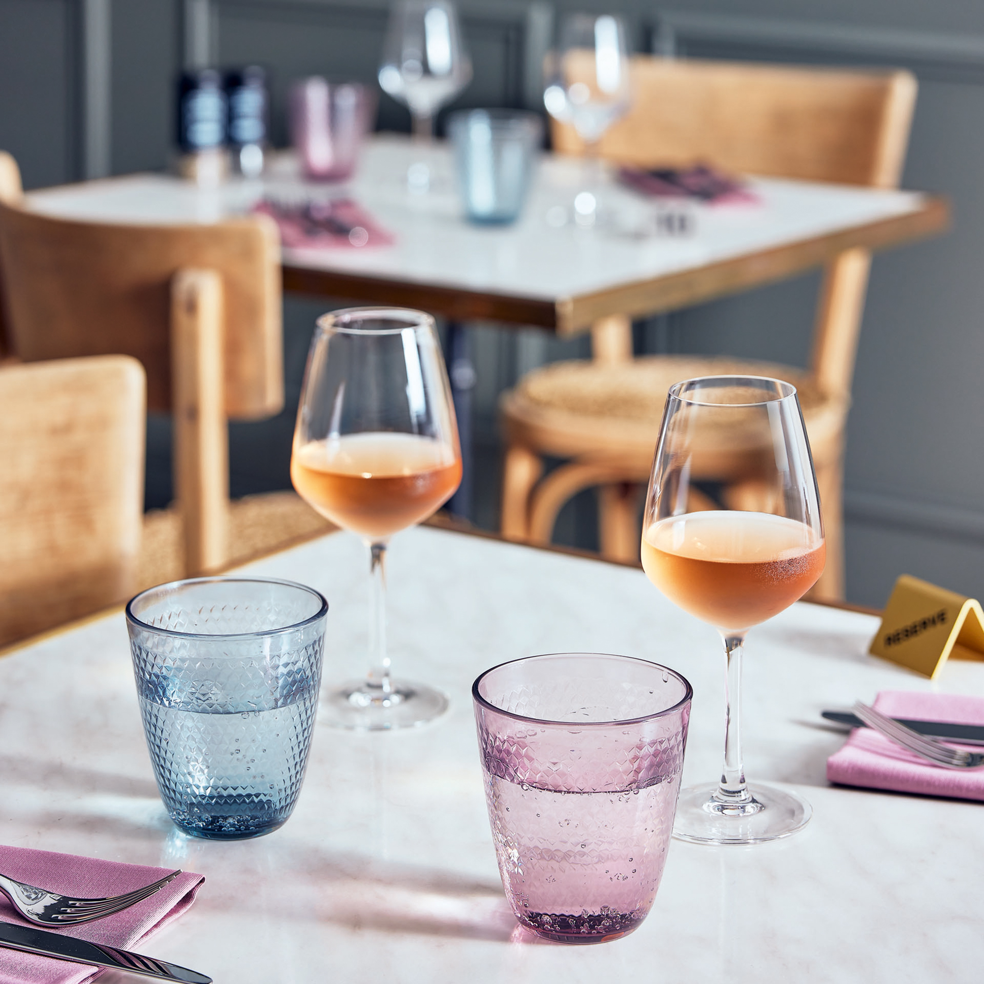 Trinkglas Pampille 310 ml Mauve LUMINARC