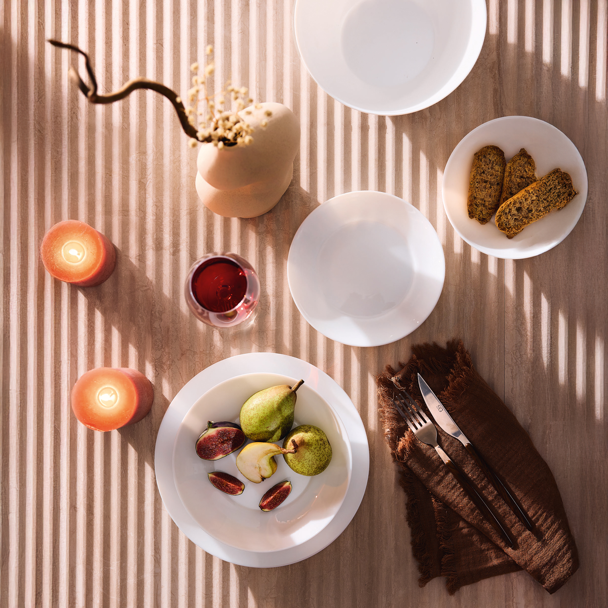 Mělký talíř Apy 25 cm LUMINARC