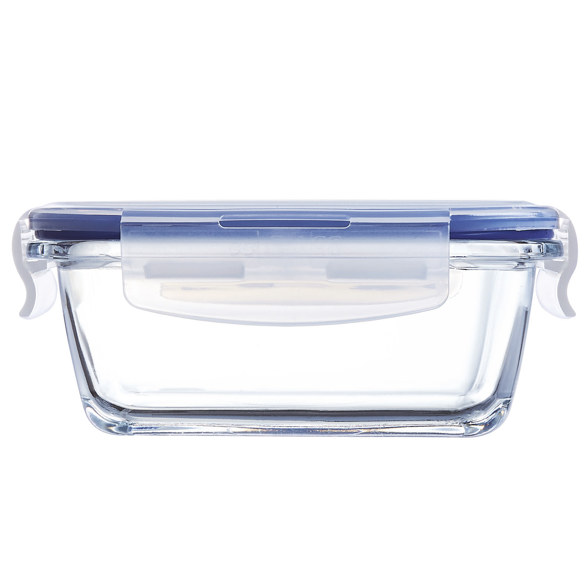Sada 3 skleněných nádobek s taškou na oběd Pure Box Active Blue LUMINARC