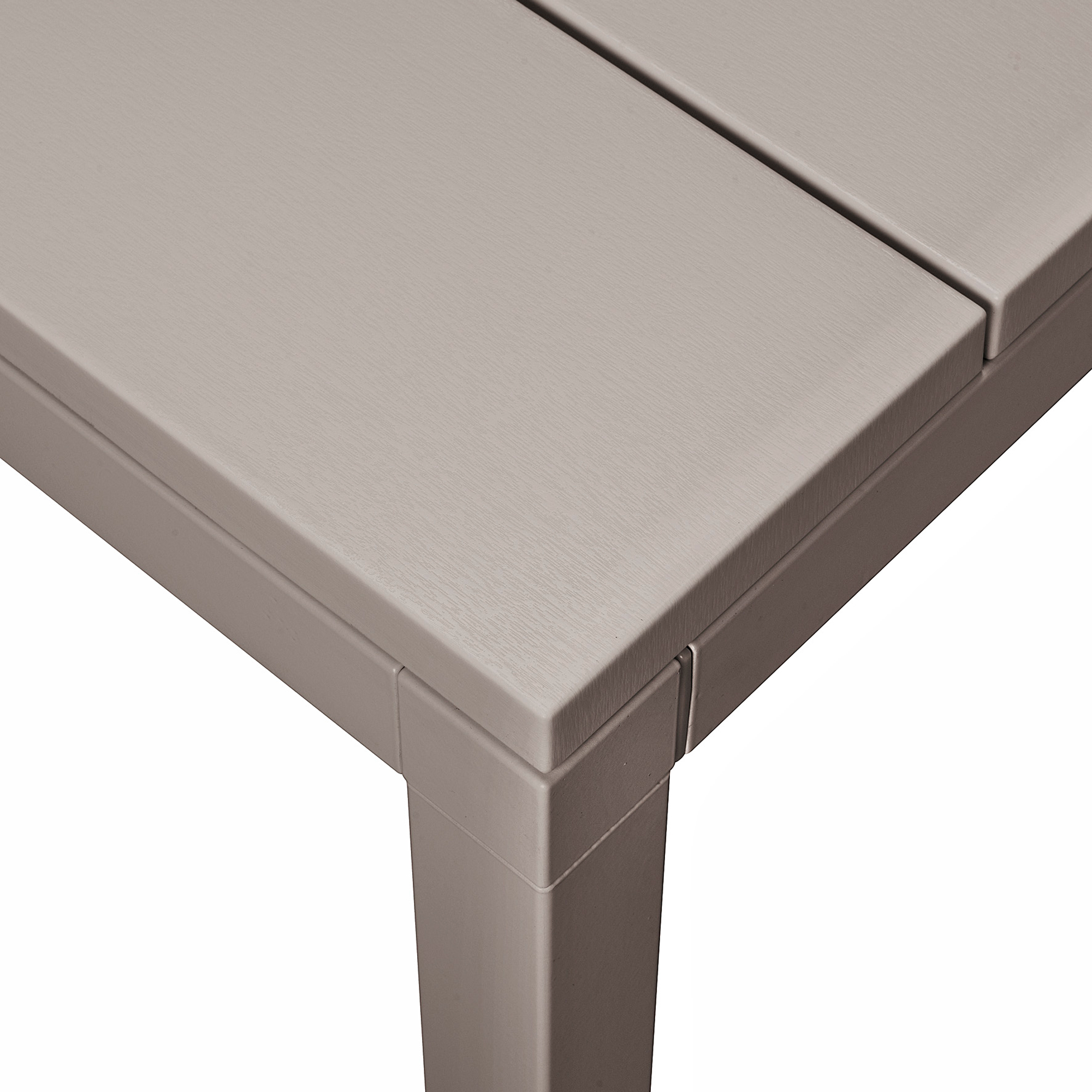 Mesa de jardín extensible Rio Tortora 85 x 140 / 210 x 76 cm NARDI