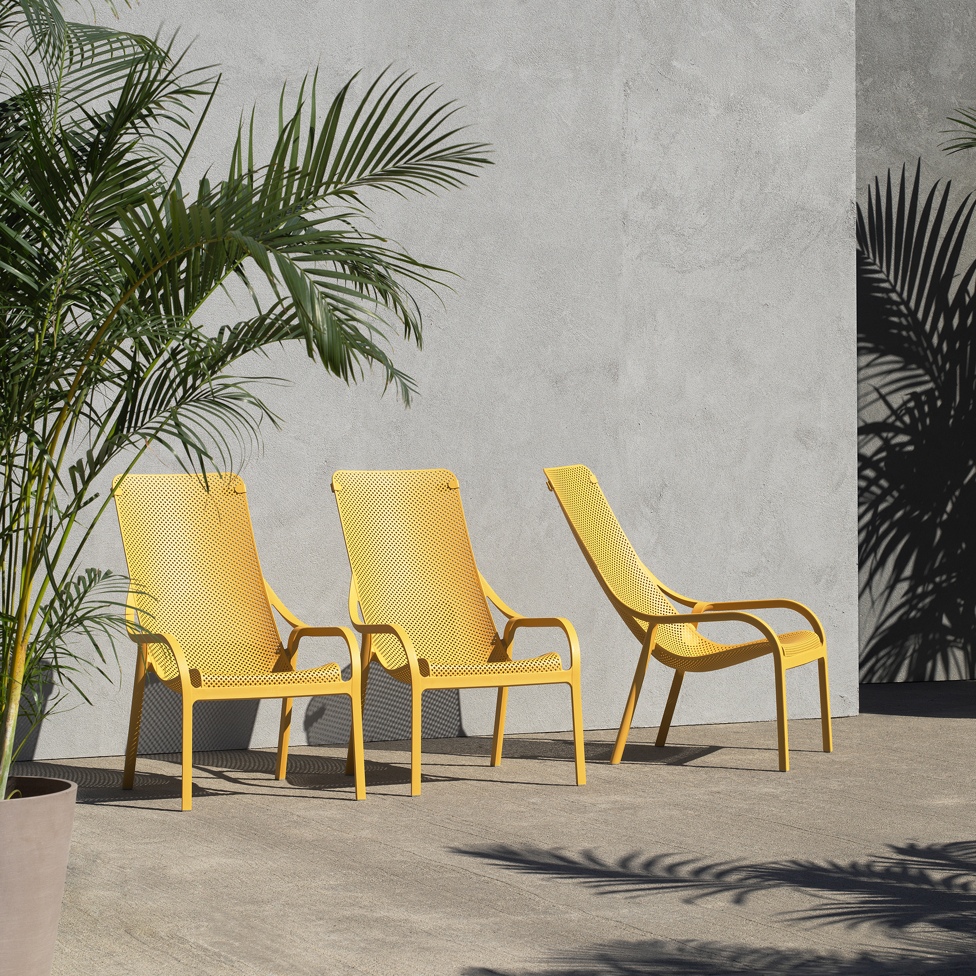 Poltrona da giardino Net Lounge Senape NARDI