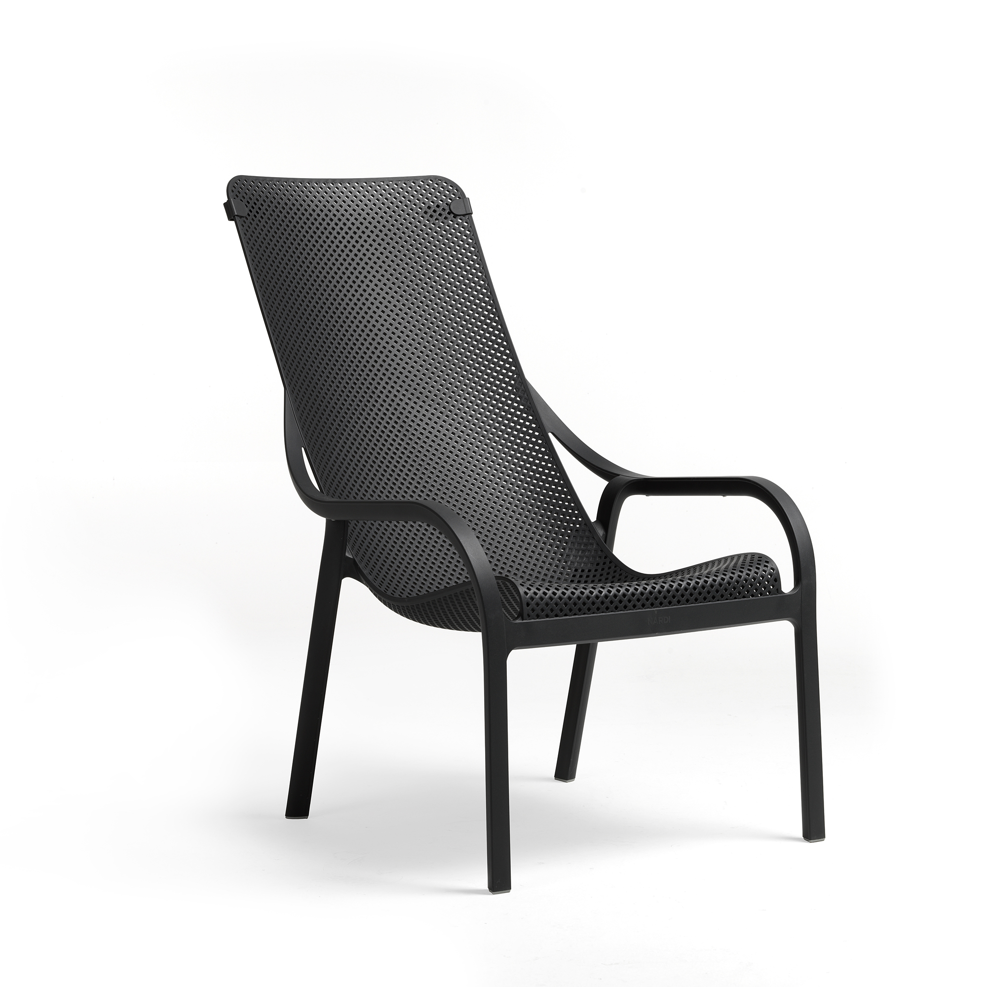 Plastové zahradní křeslo Net Lounge Antracite NARDI