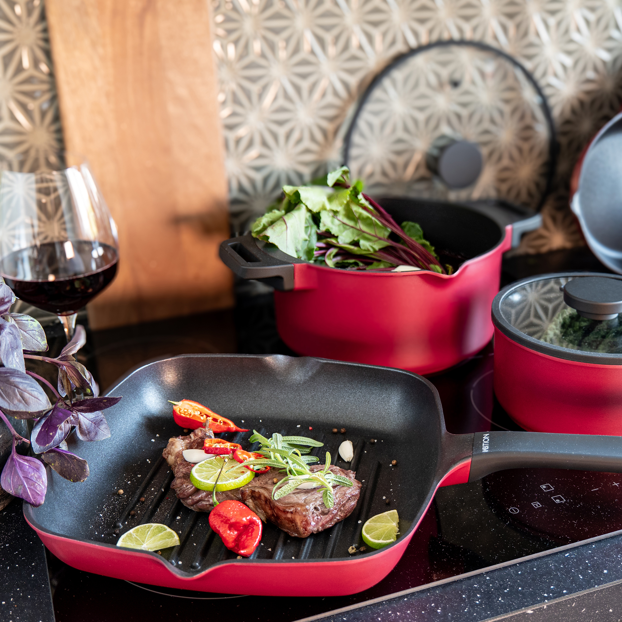 Batteria da cucina Noel 9-pezzi AMBITION