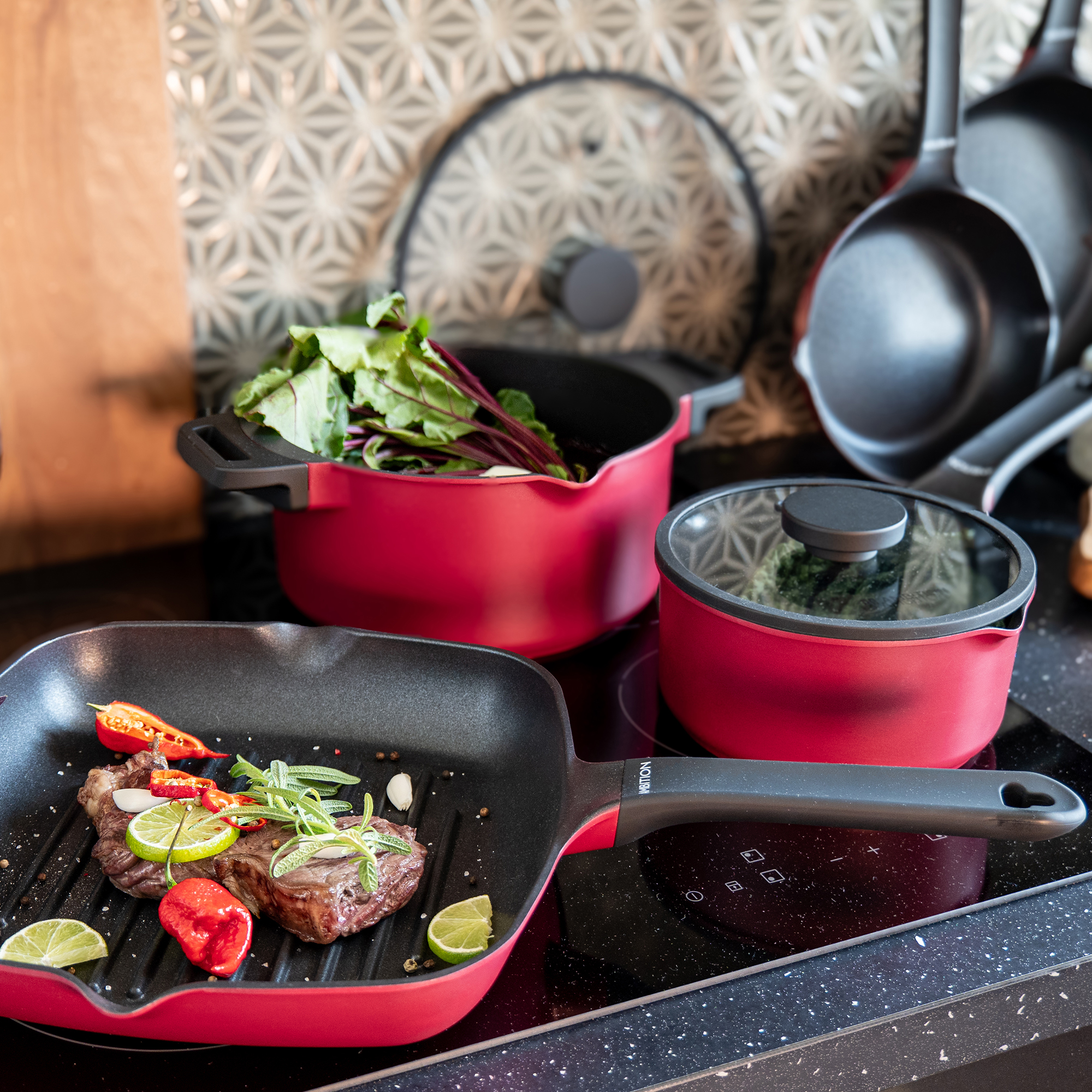 Batteria da cucina Noel 9-pezzi AMBITION