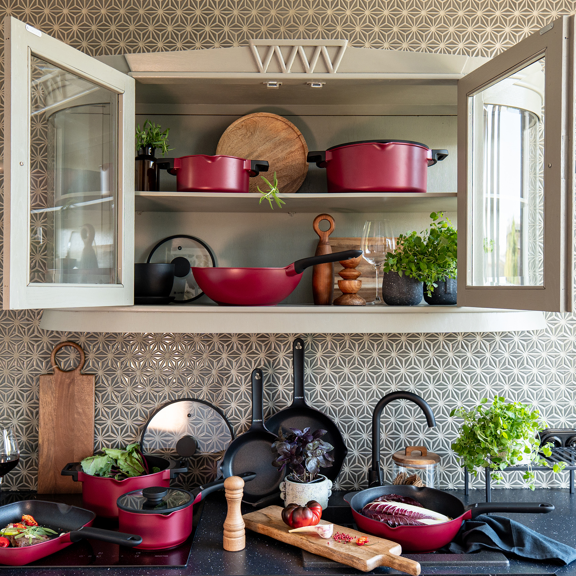 Batteria da cucina Noel 9-pezzi AMBITION