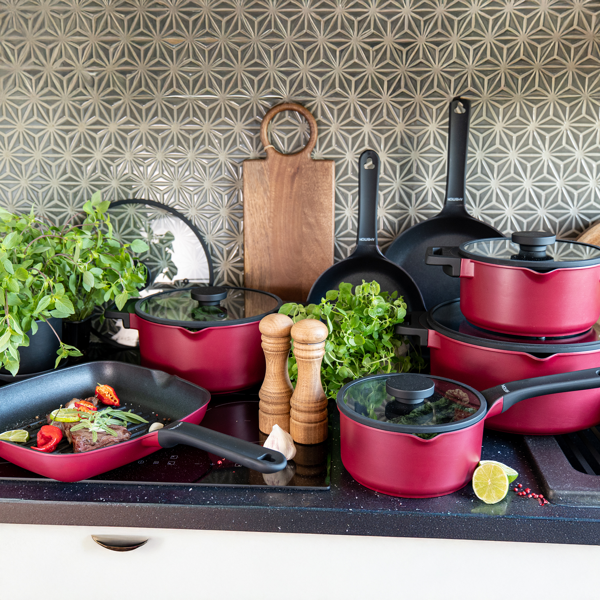 Batteria da cucina Noel 9-pezzi AMBITION