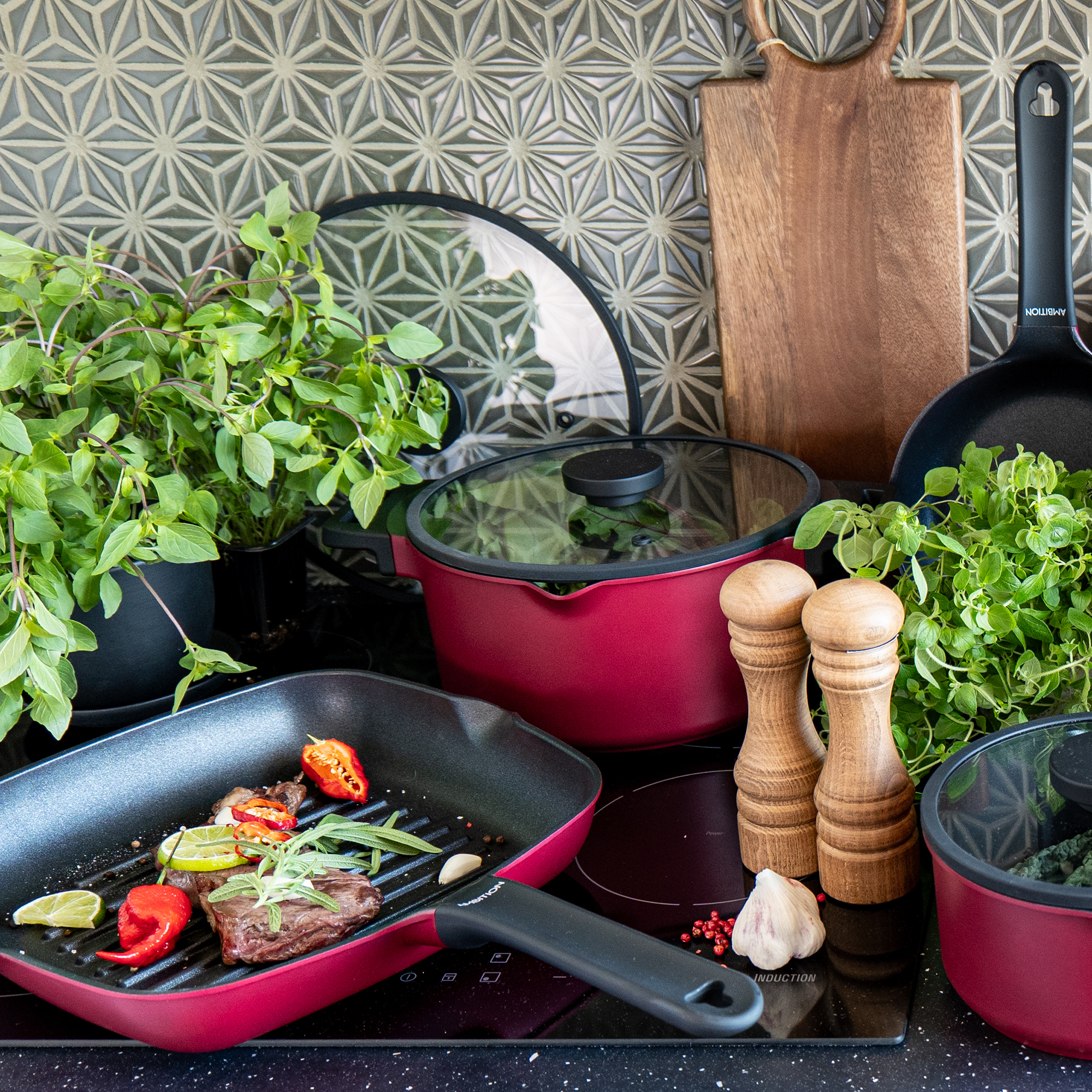 Batteria da cucina Noel 9-pezzi AMBITION