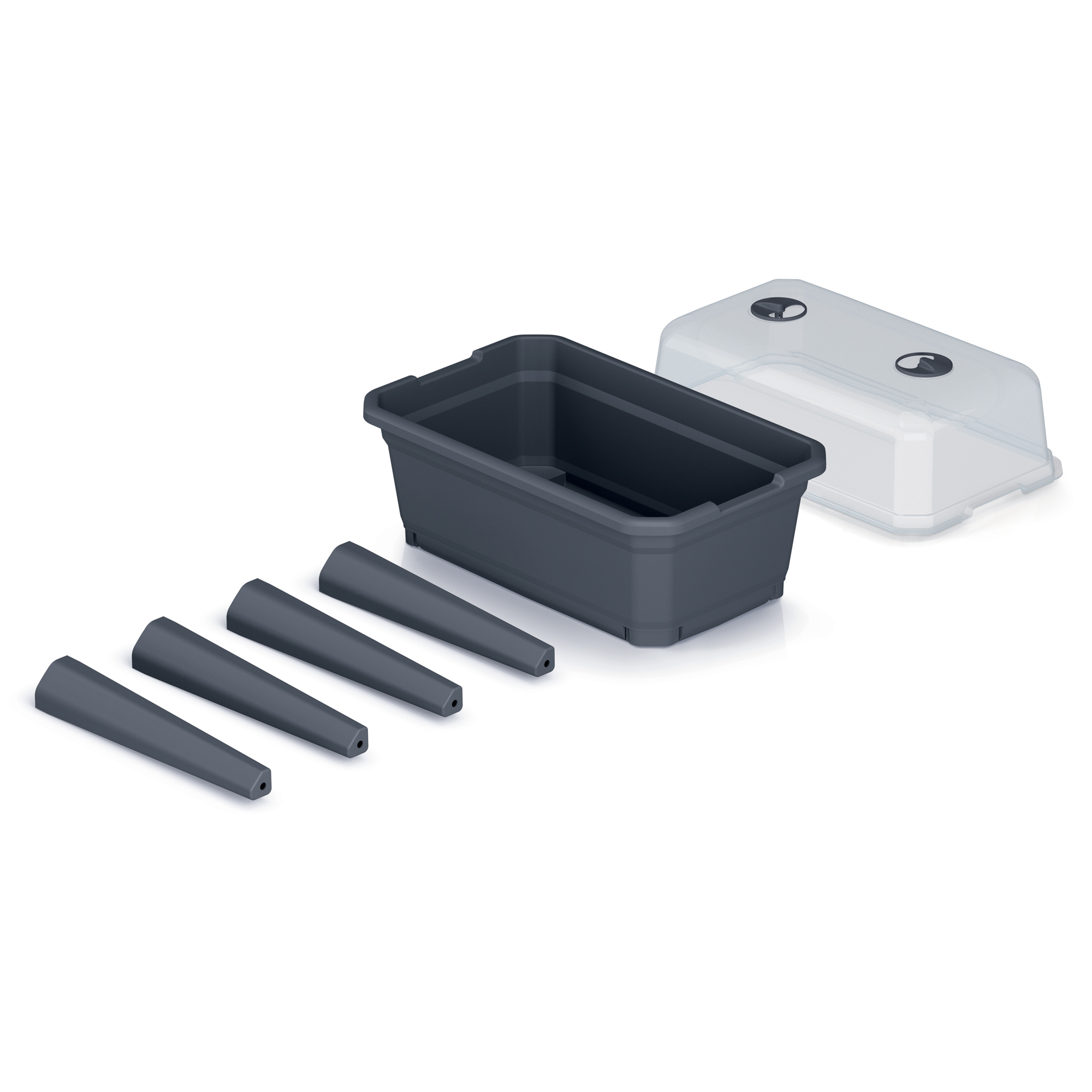 Mini skleník na nôžkach Respana Ecoline Set 36,8 x 59,6 x 75,3 cm PROSPERPLAST