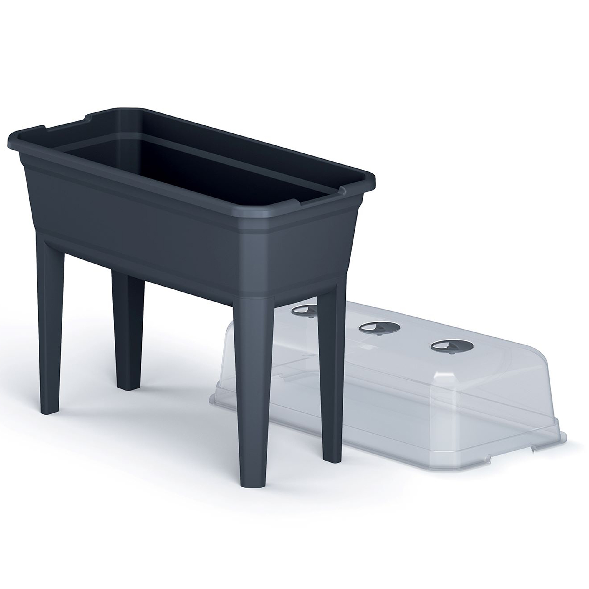 Mini-Gewächshaus auf Beinen Respana Ecoline Set 36,8 x 74,5 x 77,7 cm PROSPERPLAST