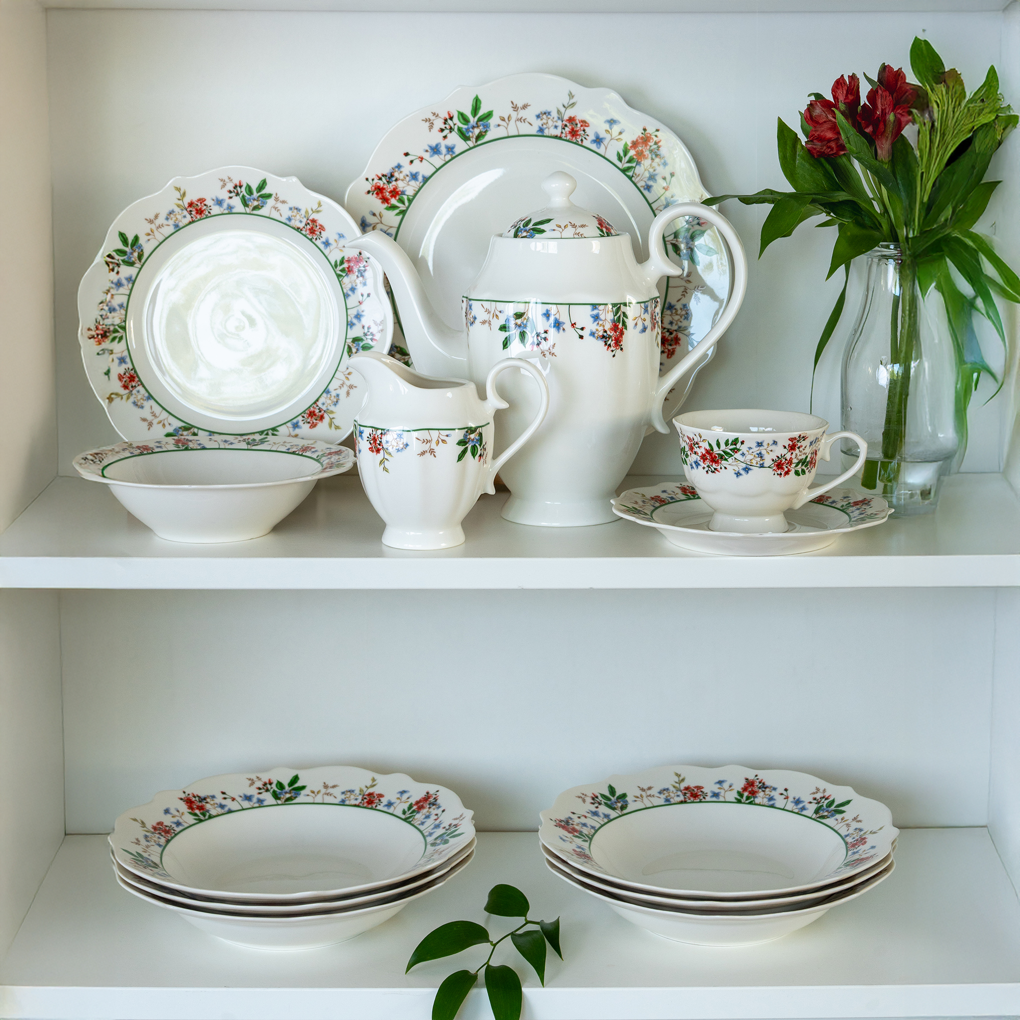 Porcelánový hlboký tanier Rosalia 23 cm AMBITION