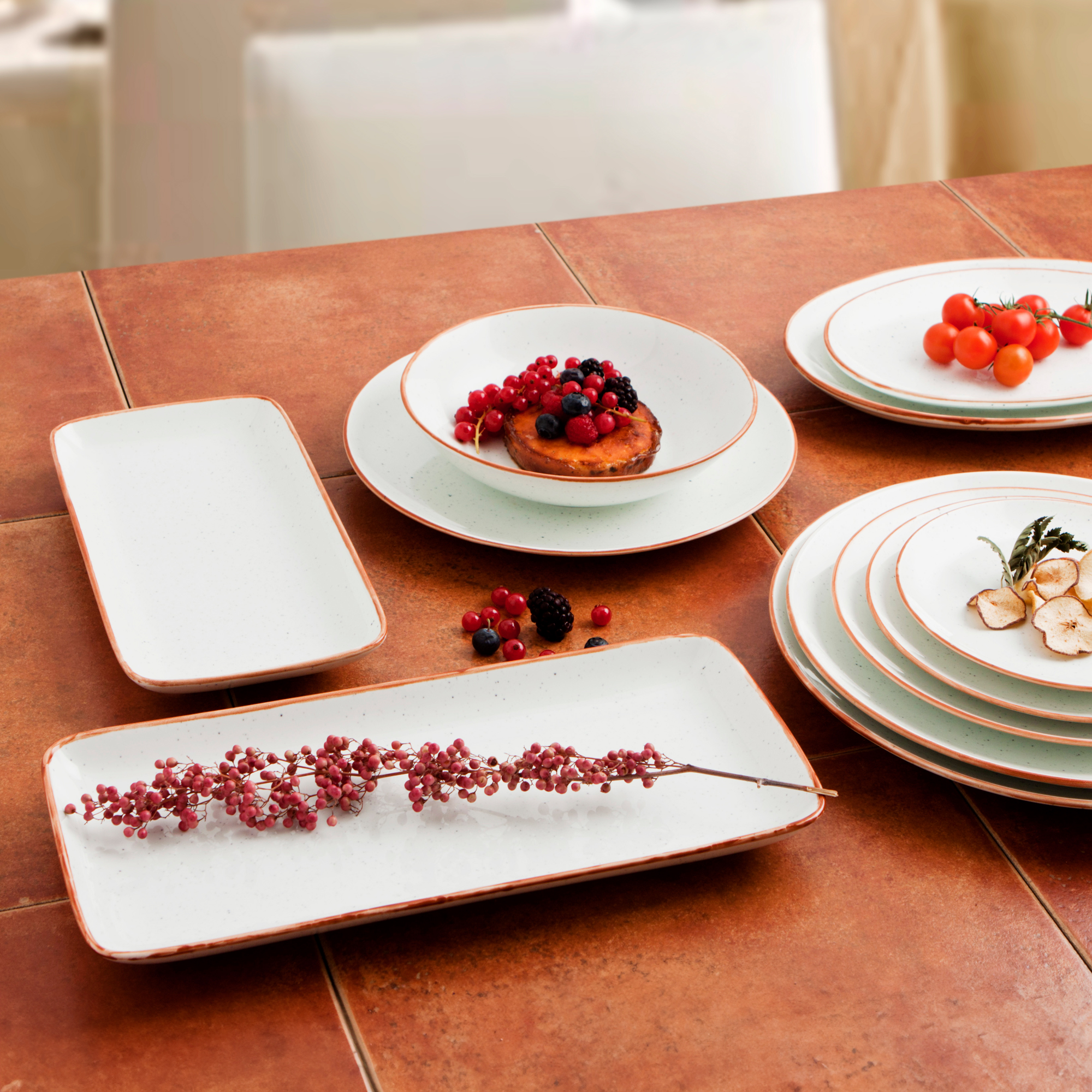 Dinner plate / Serving dish Terra Arena 29 cm white ARIANE