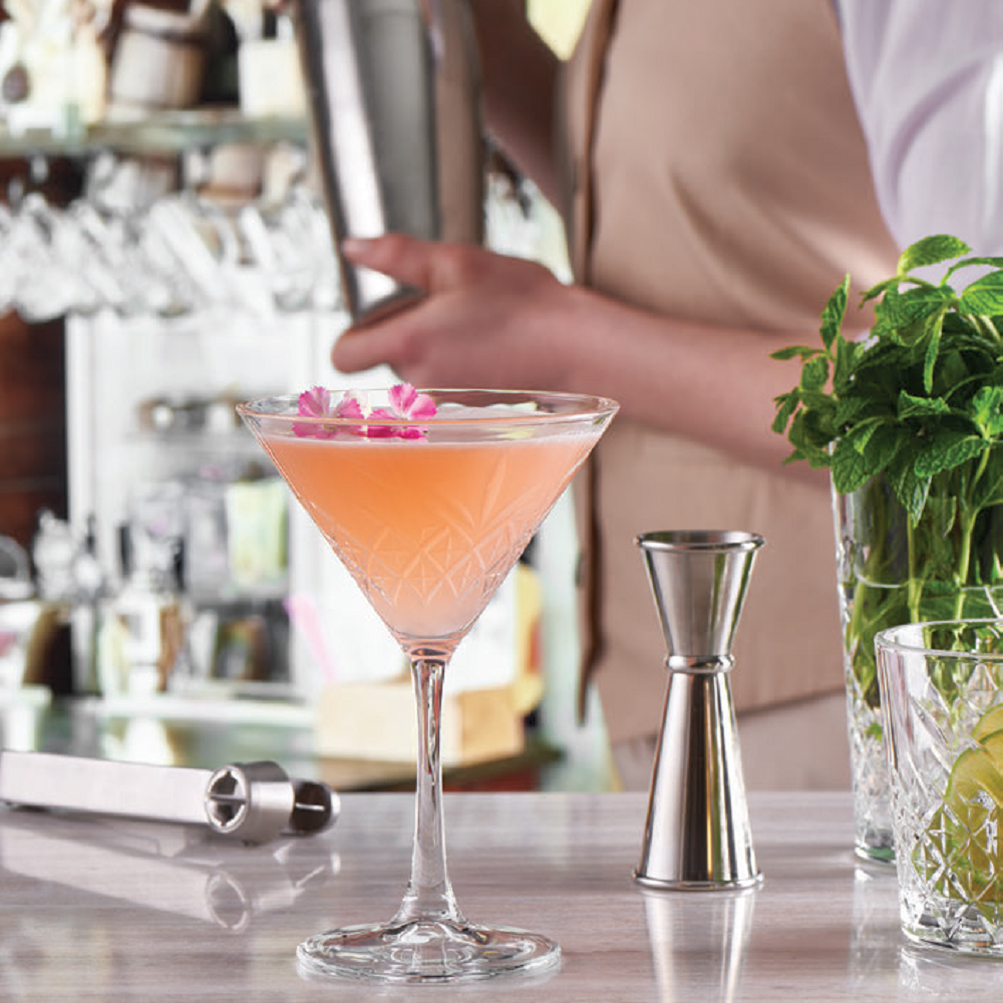 Sada 4 sklenic na martini Timeless 230 ml PASABAHCE