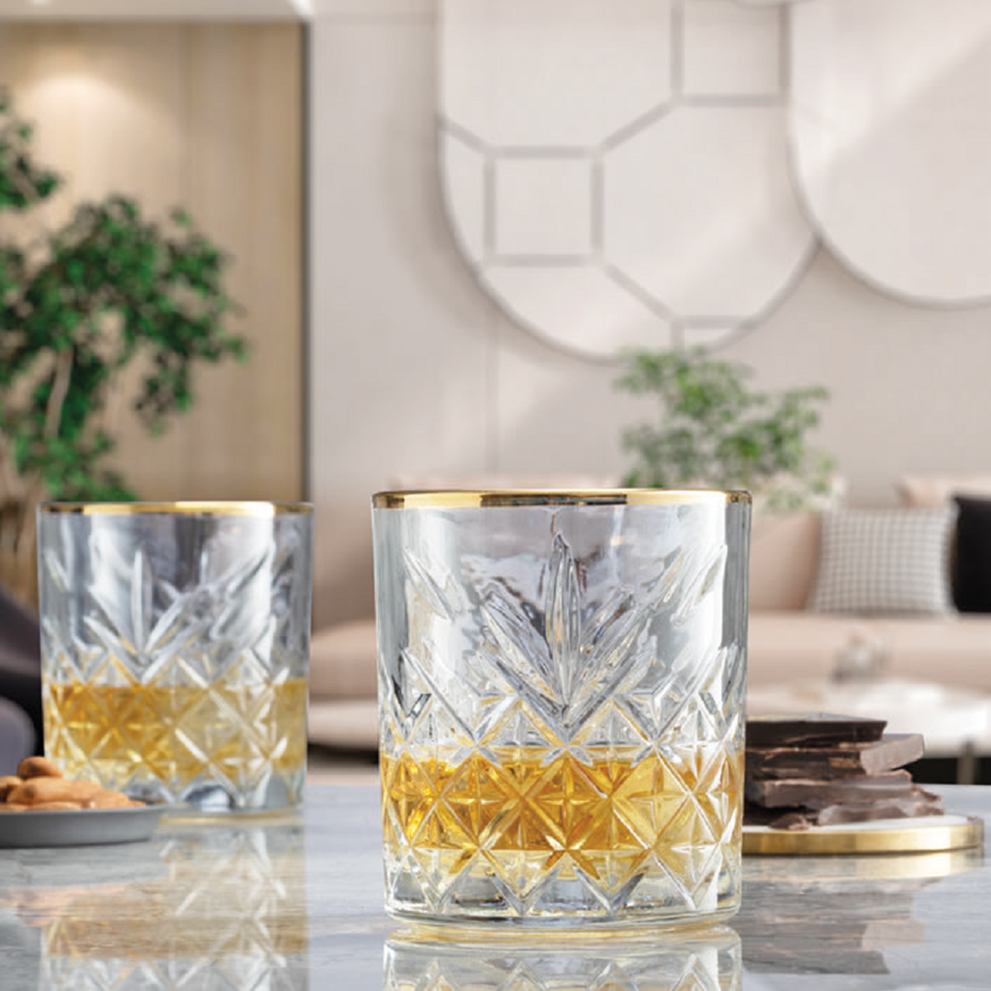 Set di 4 bicchieri Timeless Gold 34,5 cl PASABAHCE