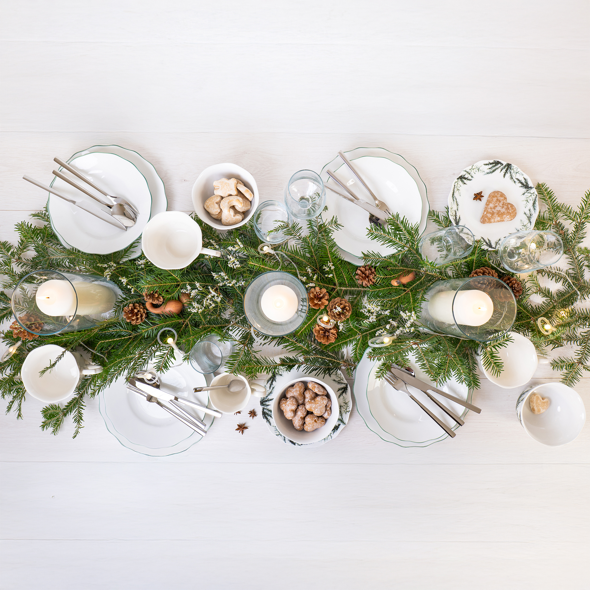 Desserttallrik Verge Pine 21 cm AMBITION