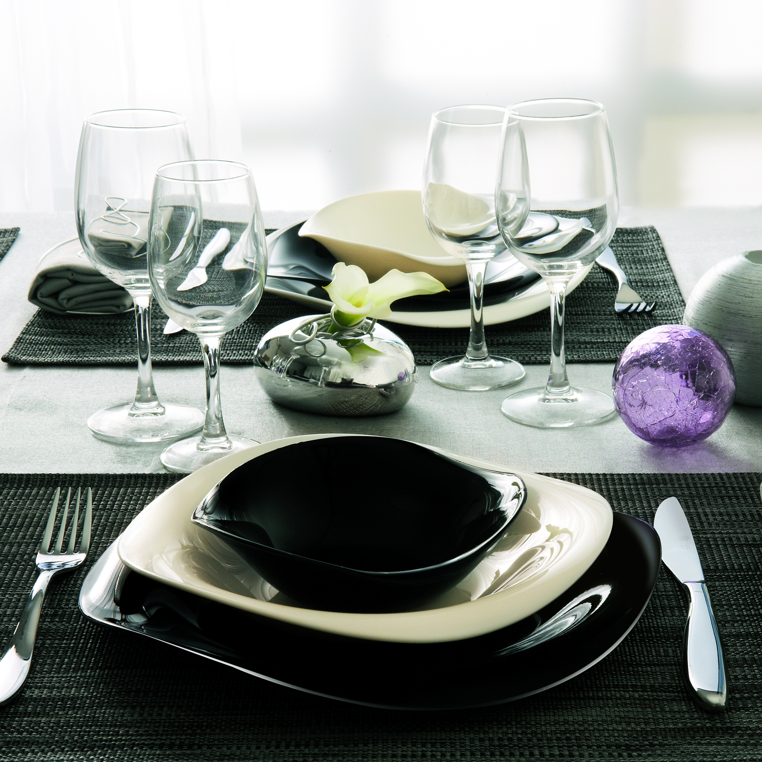 Salaterka Volare Black 16 cm LUMINARC