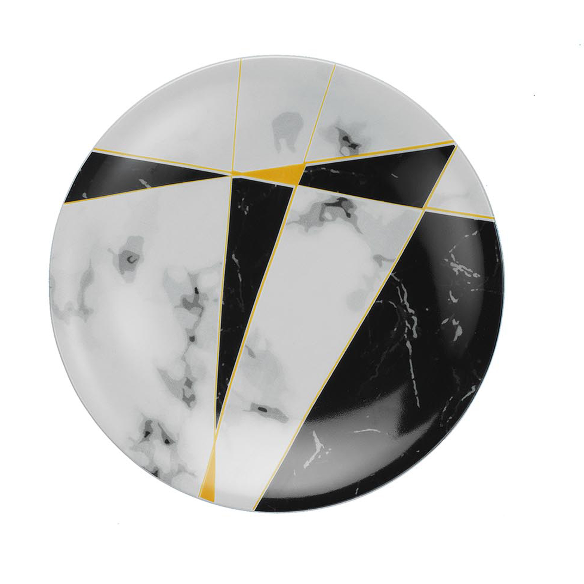 Jídelní servis Black Marble pro 6 osob 24-dílů KÜTAHYA PORSELEN