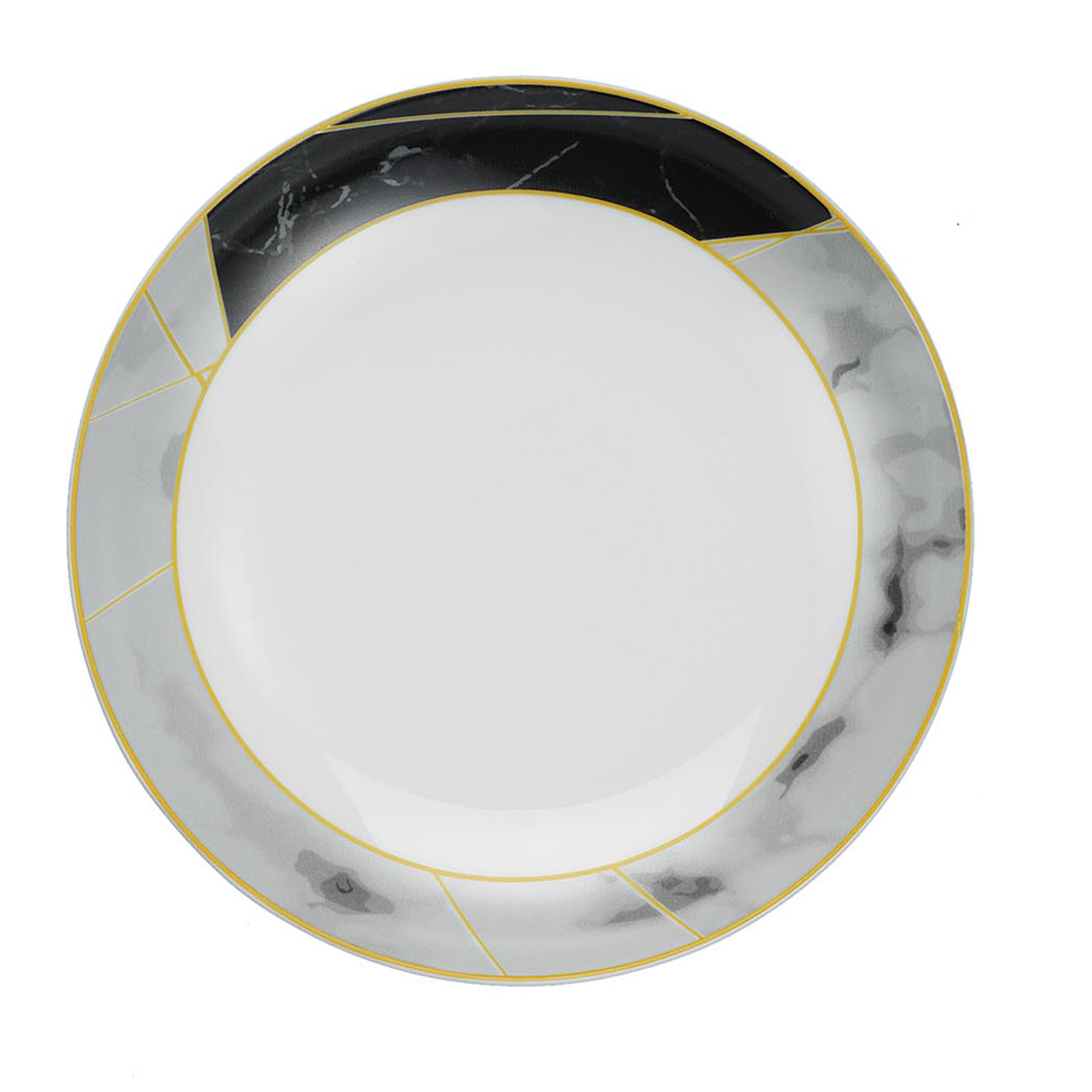 Jídelní servis Black Marble pro 6 osob 24-dílů KÜTAHYA PORSELEN