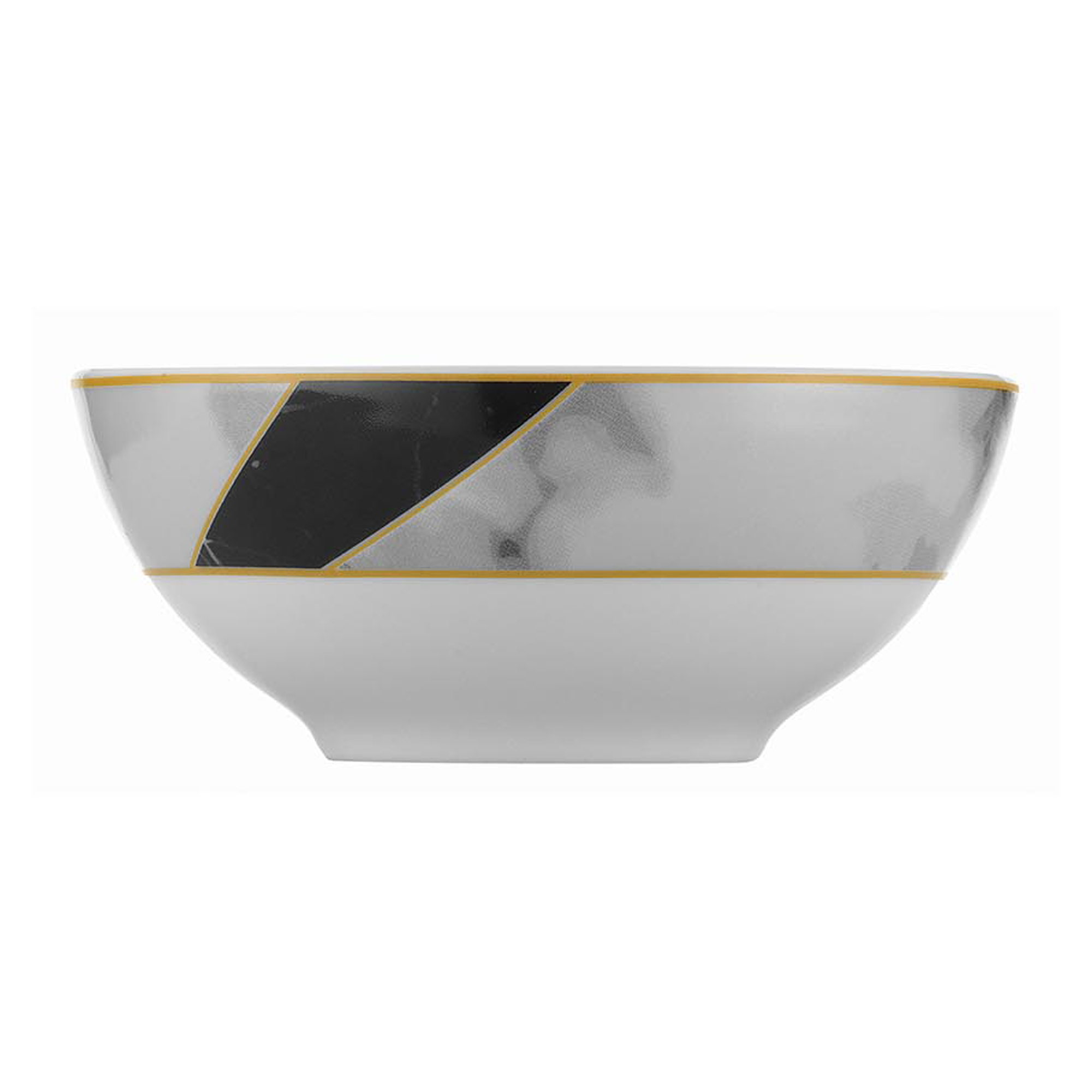 Jídelní servis Black Marble pro 6 osob 24-dílů KÜTAHYA PORSELEN