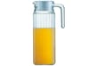 Glass pitcher 1,1 l Quadro LUMINARC