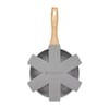Patelnia Nordic 24 cm niebieska + przekładka AMBITION
